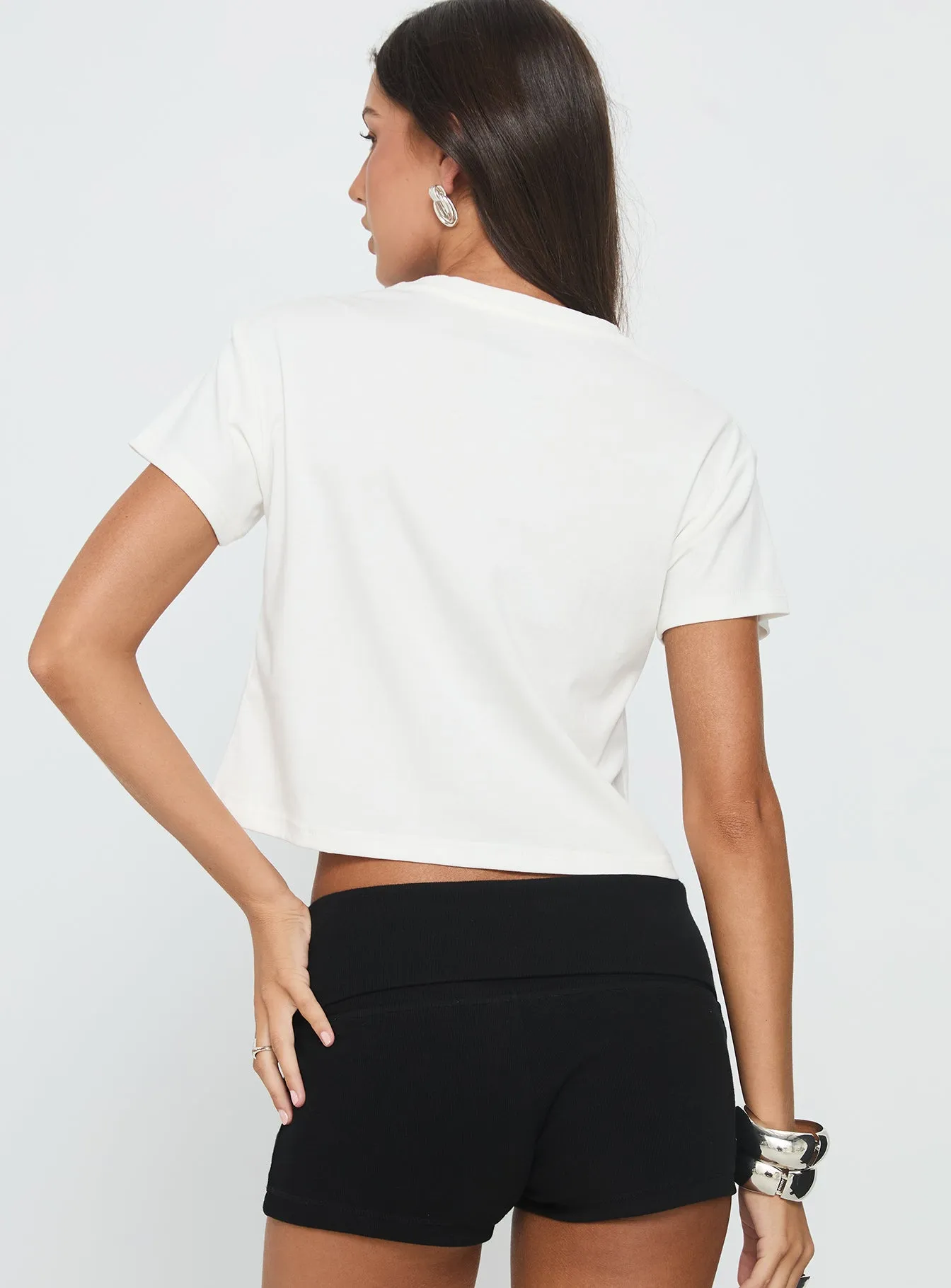Versatile Wearable Anti Pill Surface Destination Of Choice Graphic Top White