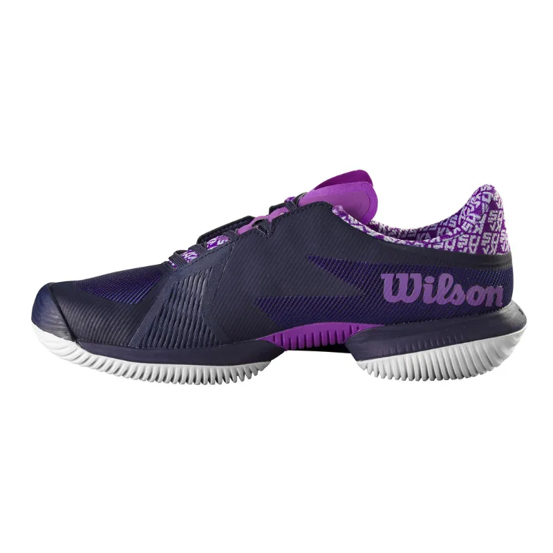 Wilson Kaos Swift 1.5 Women Tennis Shoes - Navy/Black Balance Control Impact Resistant Heel