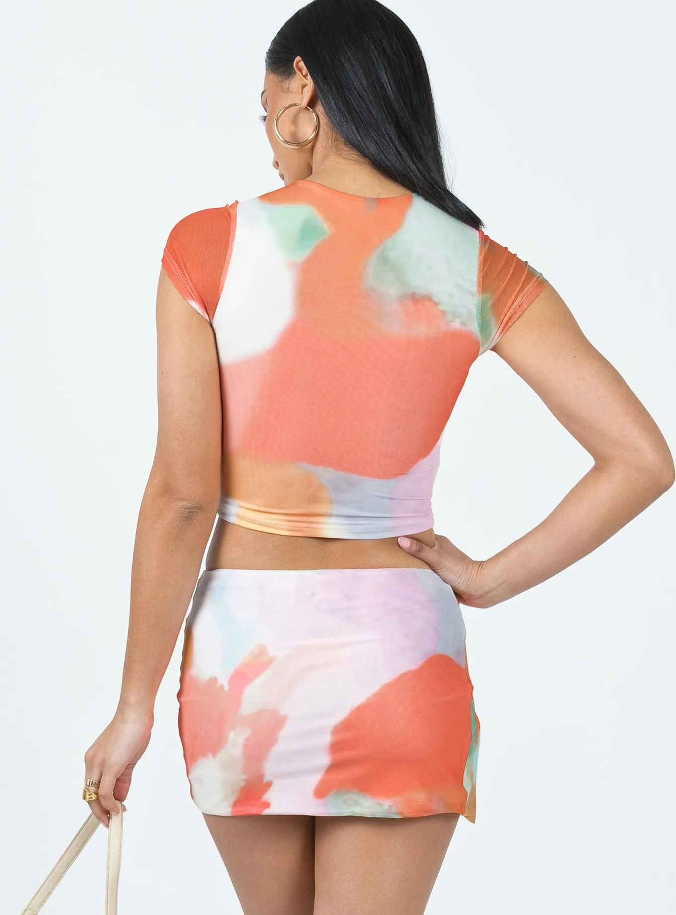 Bold Move Mini Skirt Multi UV Protection Texture Focus