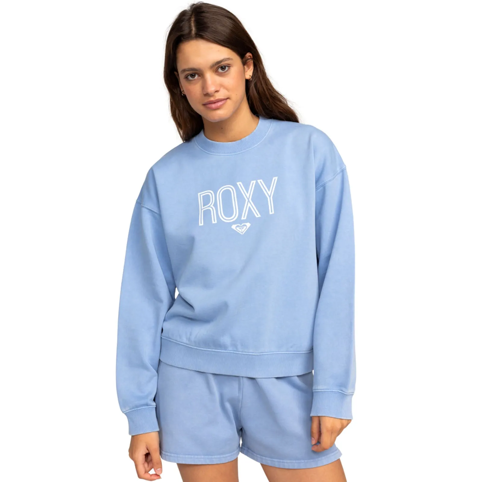 Roxy Womens Unitll Daylight Crew Neck Sweatshirt Vibrant Print