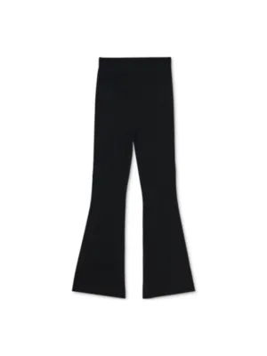 Women's Textured Pant,Black Eco Friendly Material