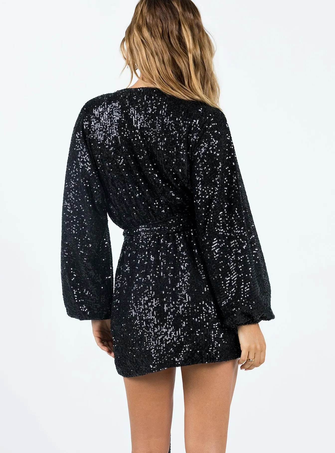 Dancing Queen Mini Dress Black Timeless Appeal