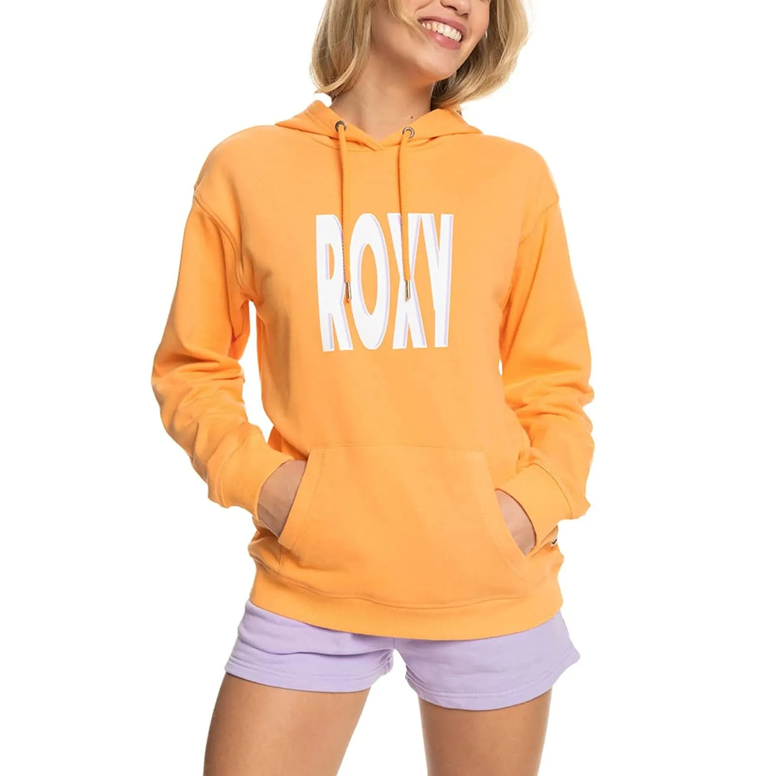 Roxy Womens That??s Rad Pullover Sweatshirt Hoodie Earth Tones Chic Comfort