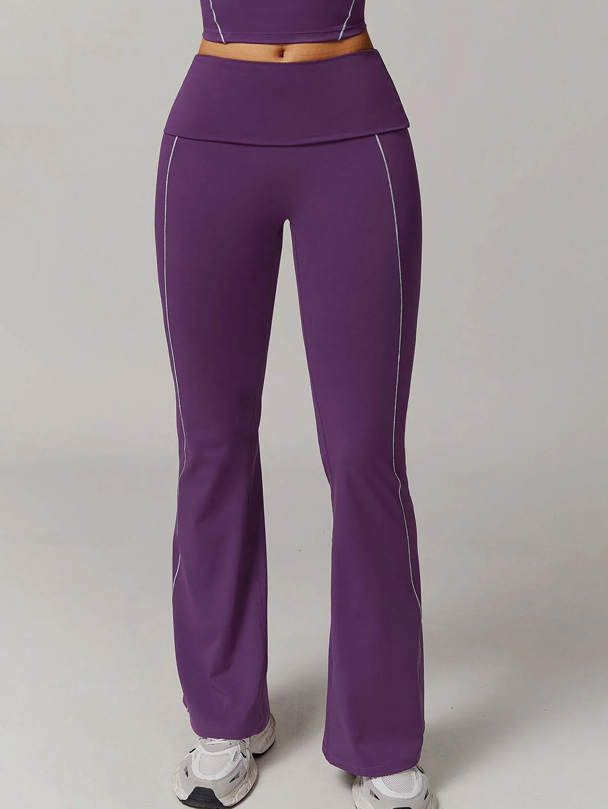 ZeroChafeSeams ElasticFree Cuffs High Waist Yoga Flared Pants