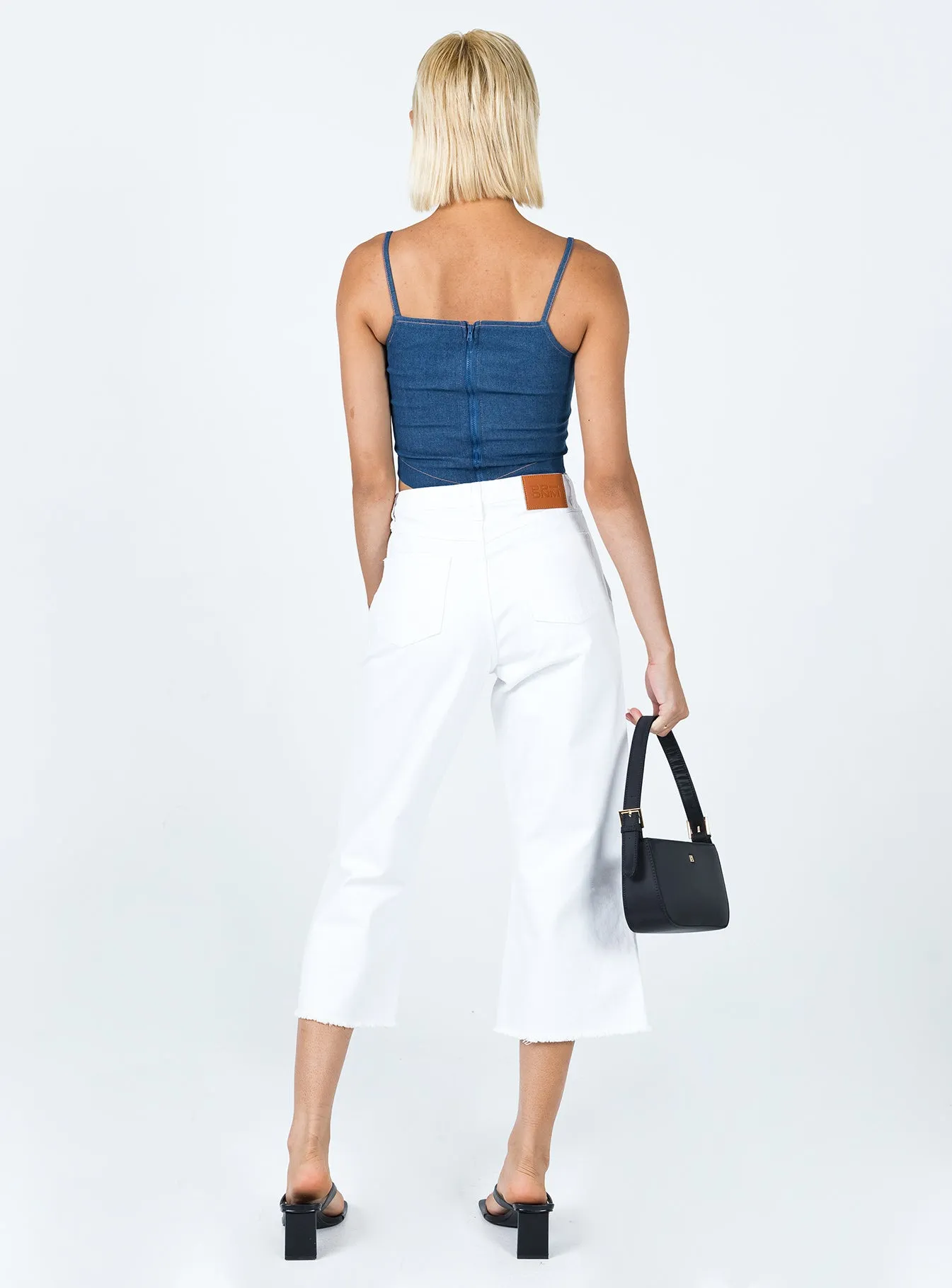 Berlin 90's Denim Jeans White Snow Ready Metal Core