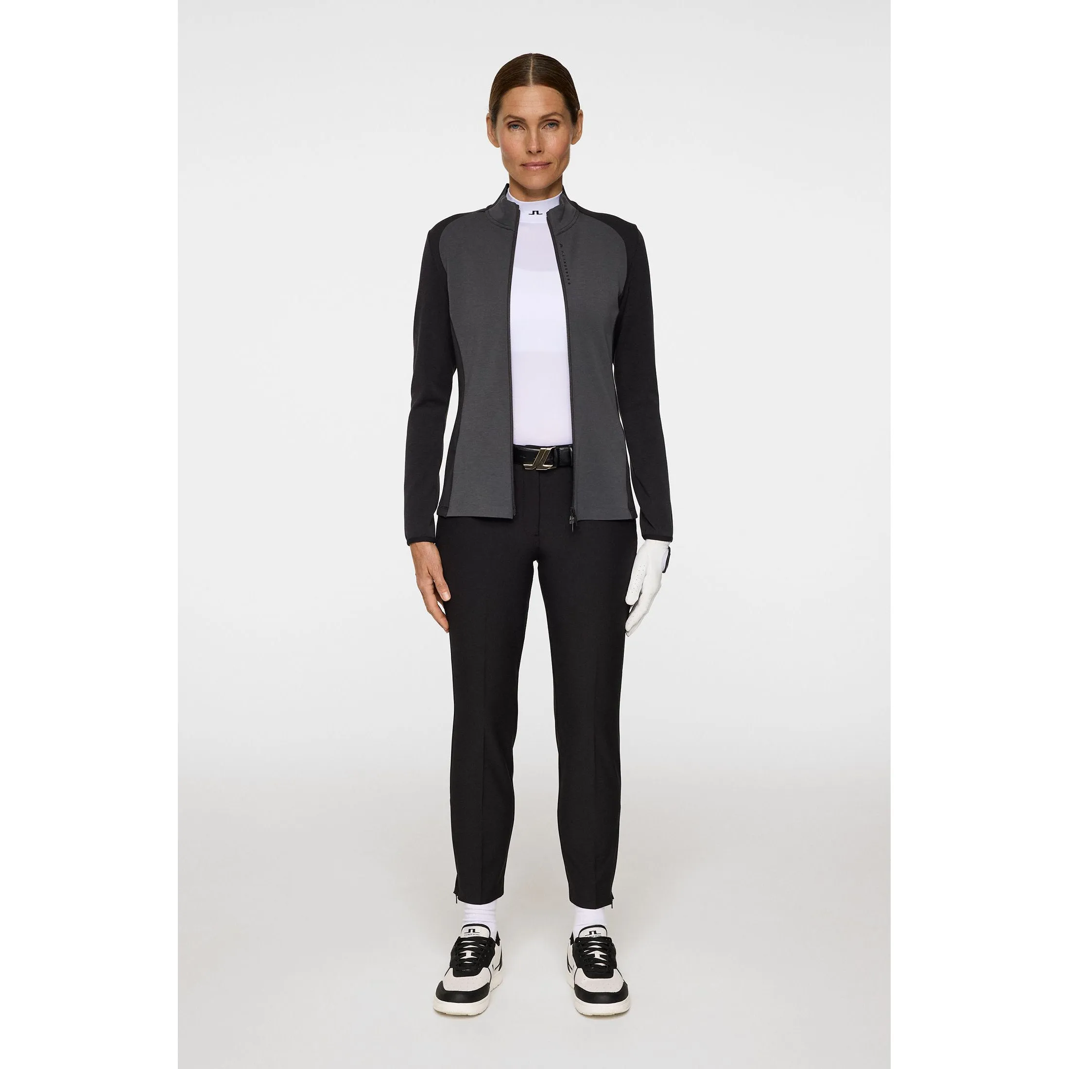 Classic Fit PermeableCloth J.Lindeberg Women's Pia Golf Pants - Black