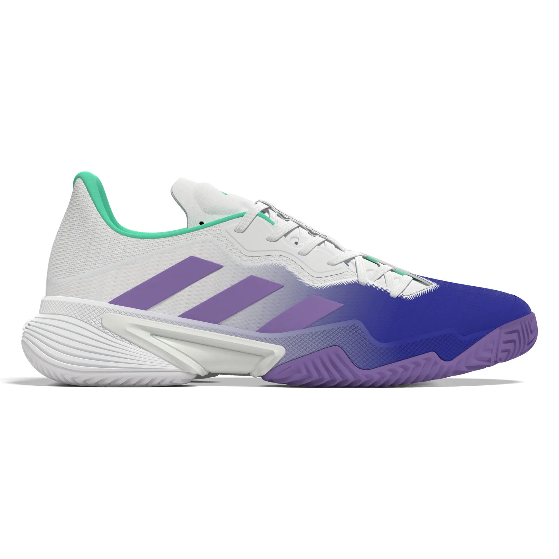 Adidas Performance Barricade Women Tennis Shoes - LUCBLU/VIOFUS/PULMIN Cushion Base Bounce Technology