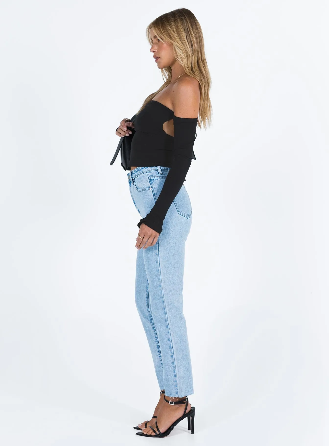 Quiet Charm Trendy Top Abrand Walk Away 94 High Slim Jeans