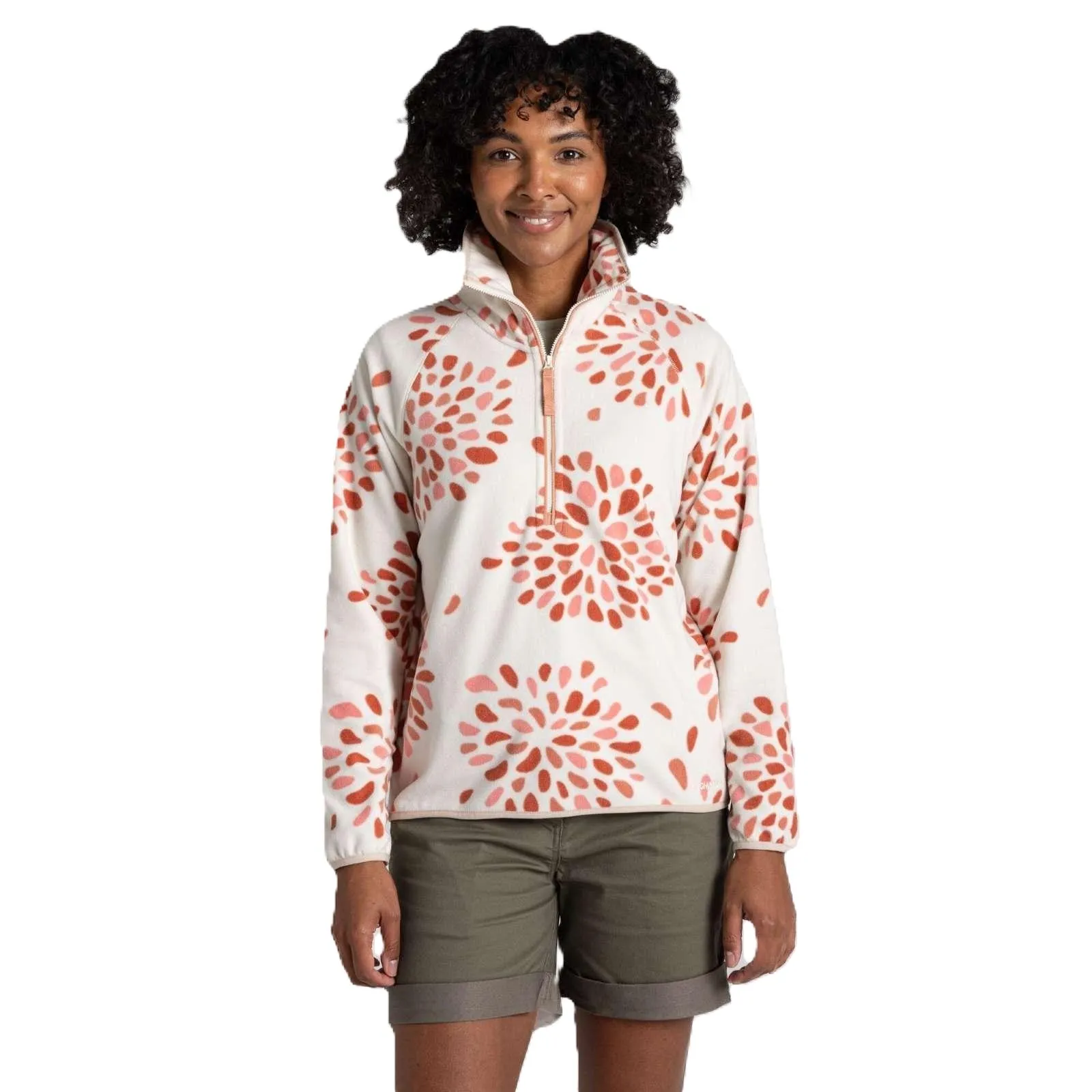 Classic Comfort Craghoppers Womens Reedmace Quick Dry Half Zip Fleece