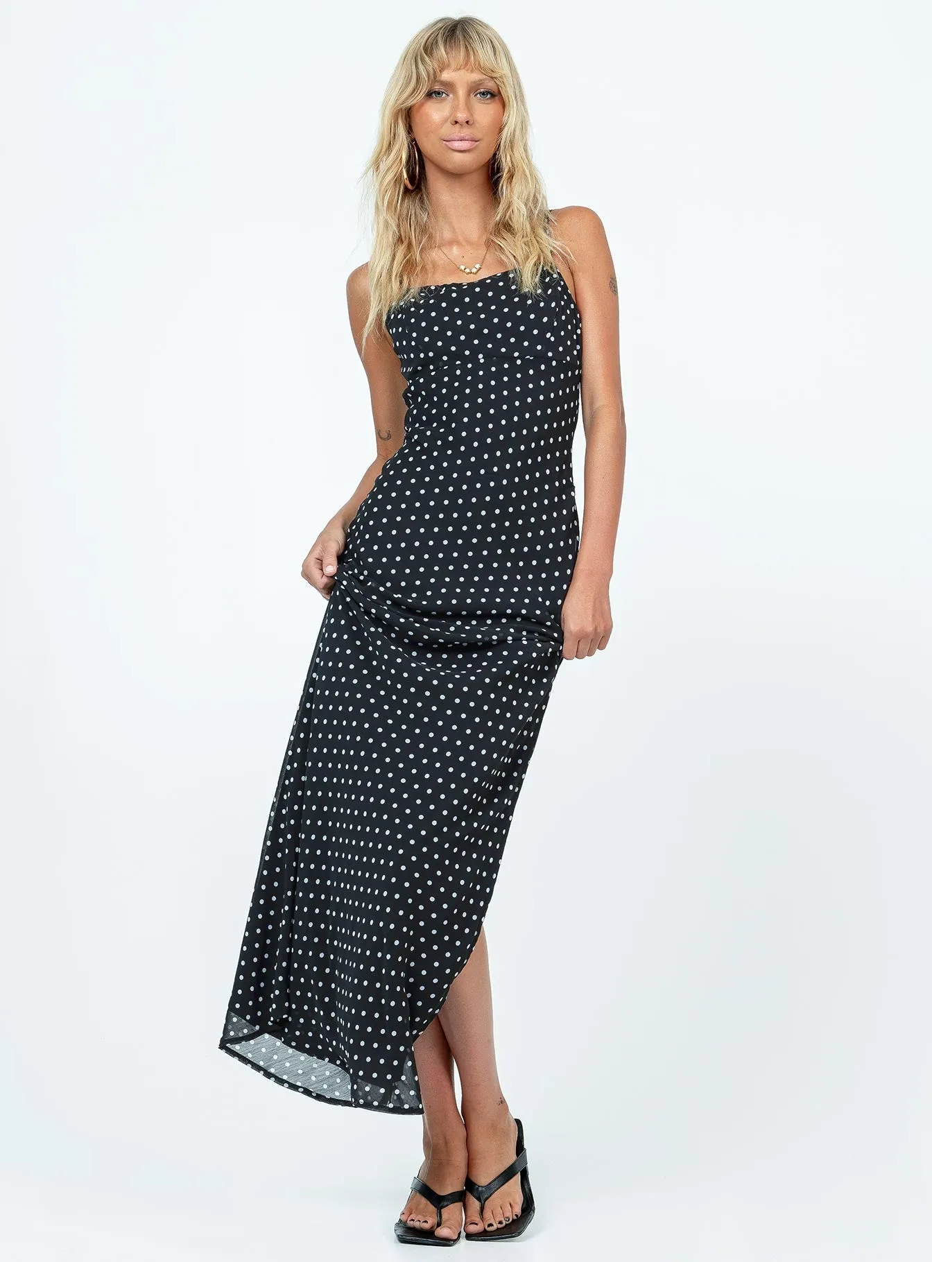 Dressy Yet Comfortable Parnham Maxi Dress Black / White