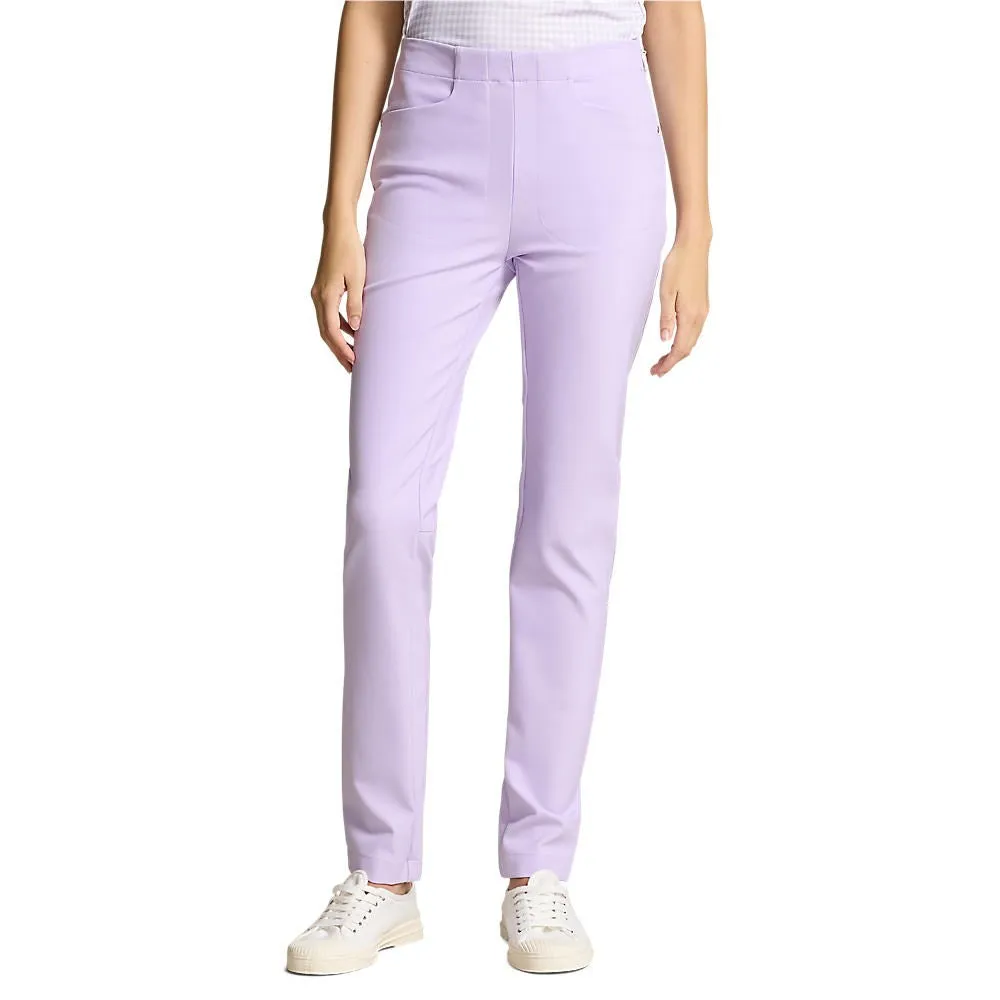 RLX Ralph Lauren Women's Eagle Golf Pants - Flower Purple Casual Must-Have Metallic accents