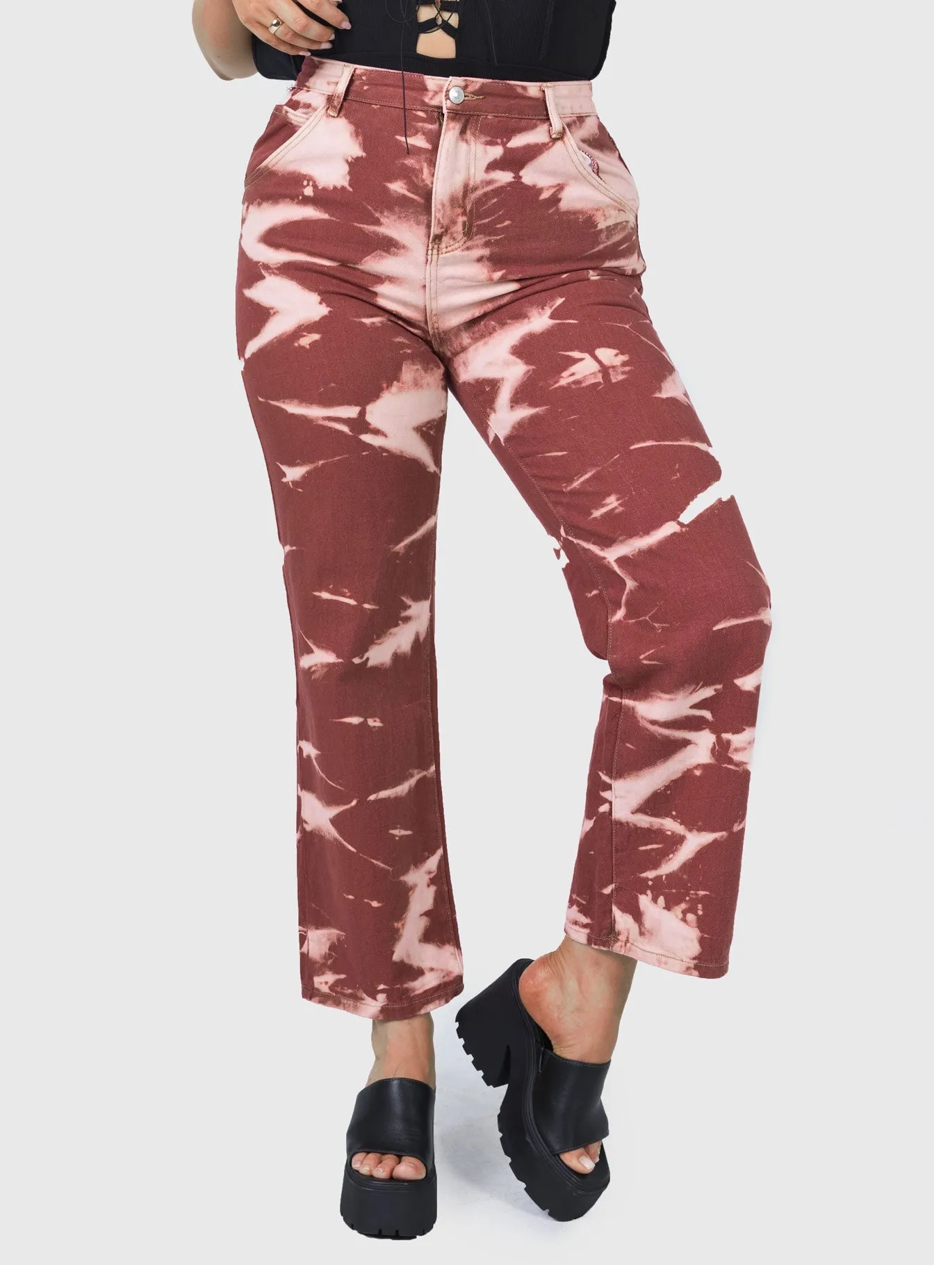 Wonder Fit QuickDryTechnology James Denim Jeans Red