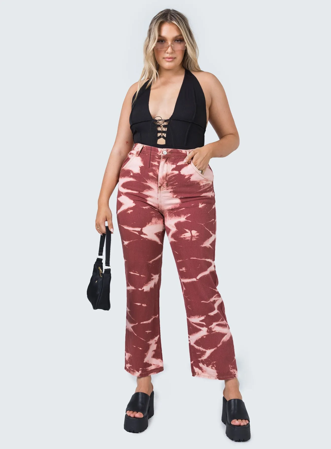 James Denim Jeans Red Smart Skirt