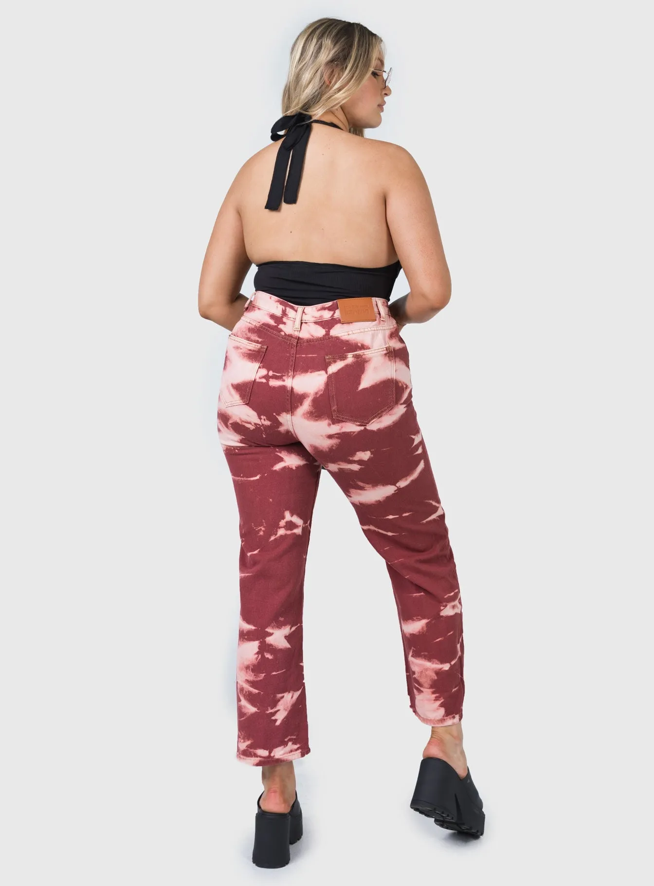 Self Love James Denim Jeans Red