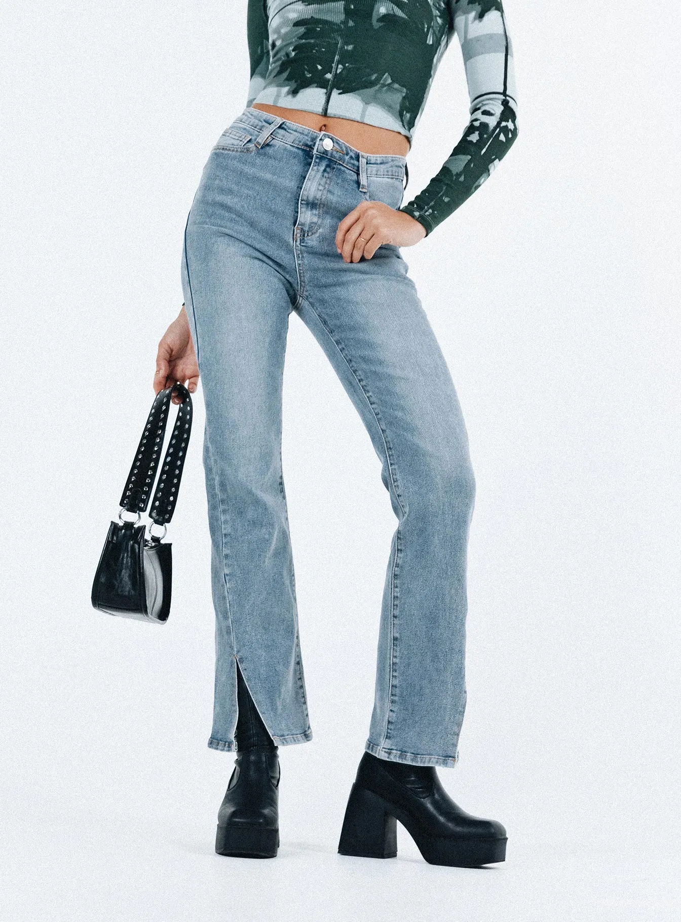 Keels Flare Denim Jeans Gentle Glow