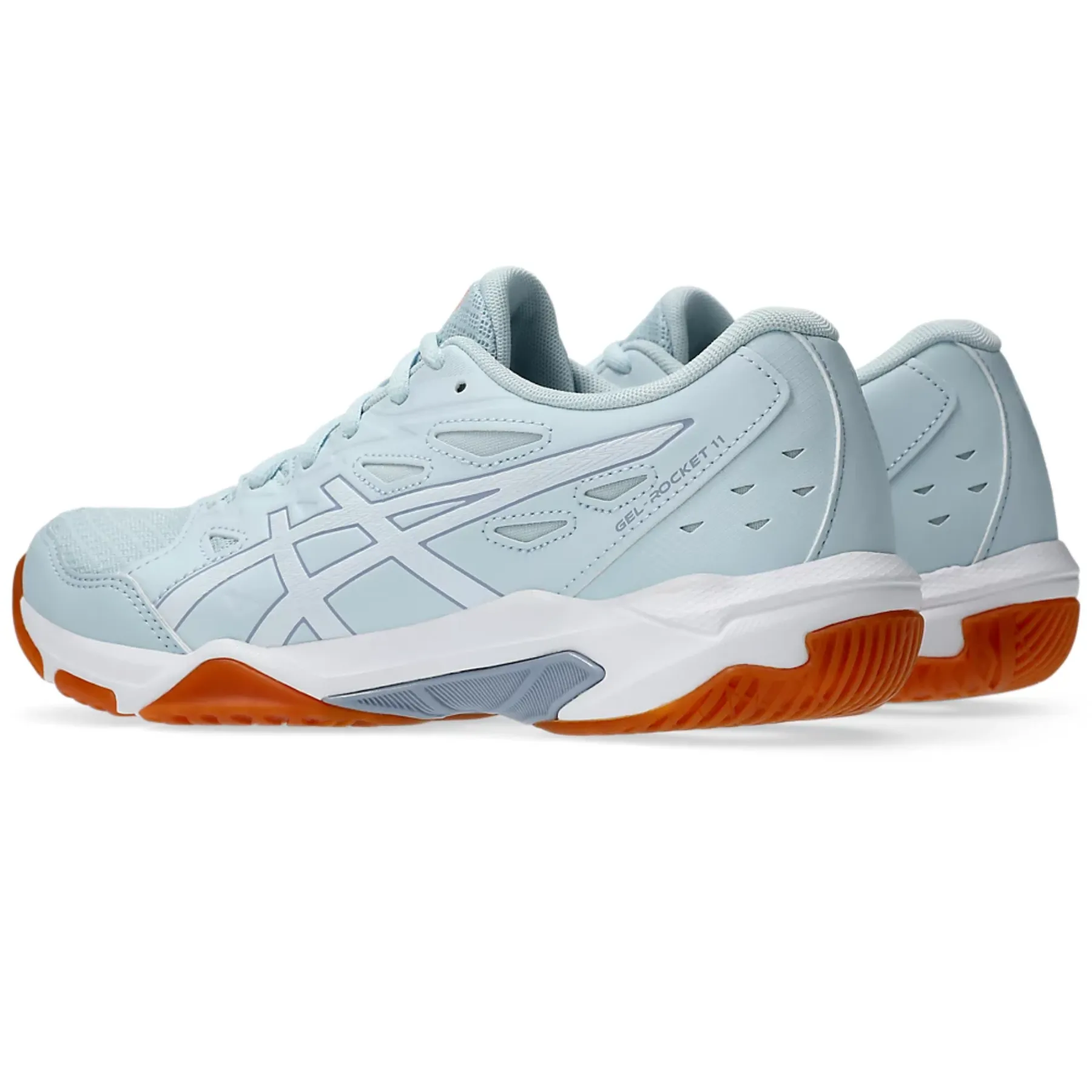 Asics Gel-Rocket 11 Women Multi Court Shoes - Cool Grey/White Orthopedic friendly