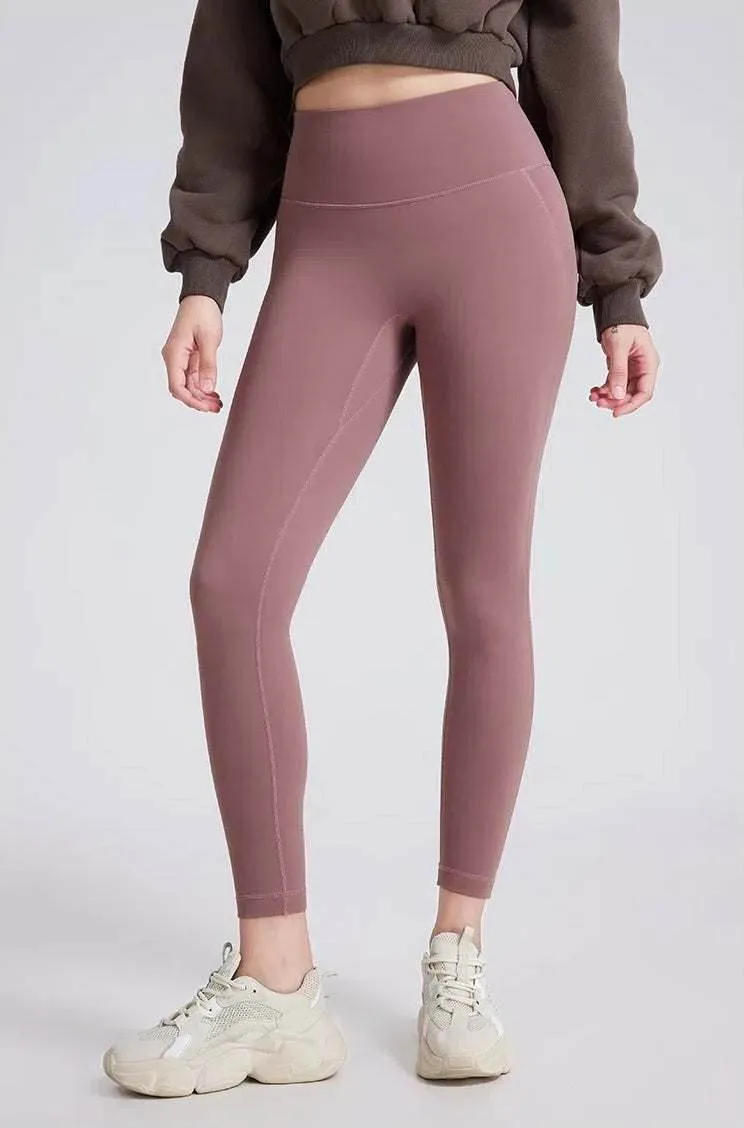 High Waist Stretch Yoga Leggings Windproof Outer Layer WaterRepellent Coating