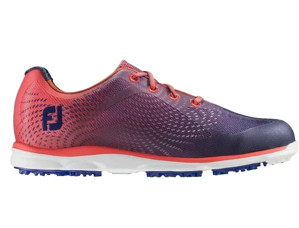 Enhanced Control New Women's Footjoy emPower Golf Shoes in Navy/Papaya Size 7 MSP$120