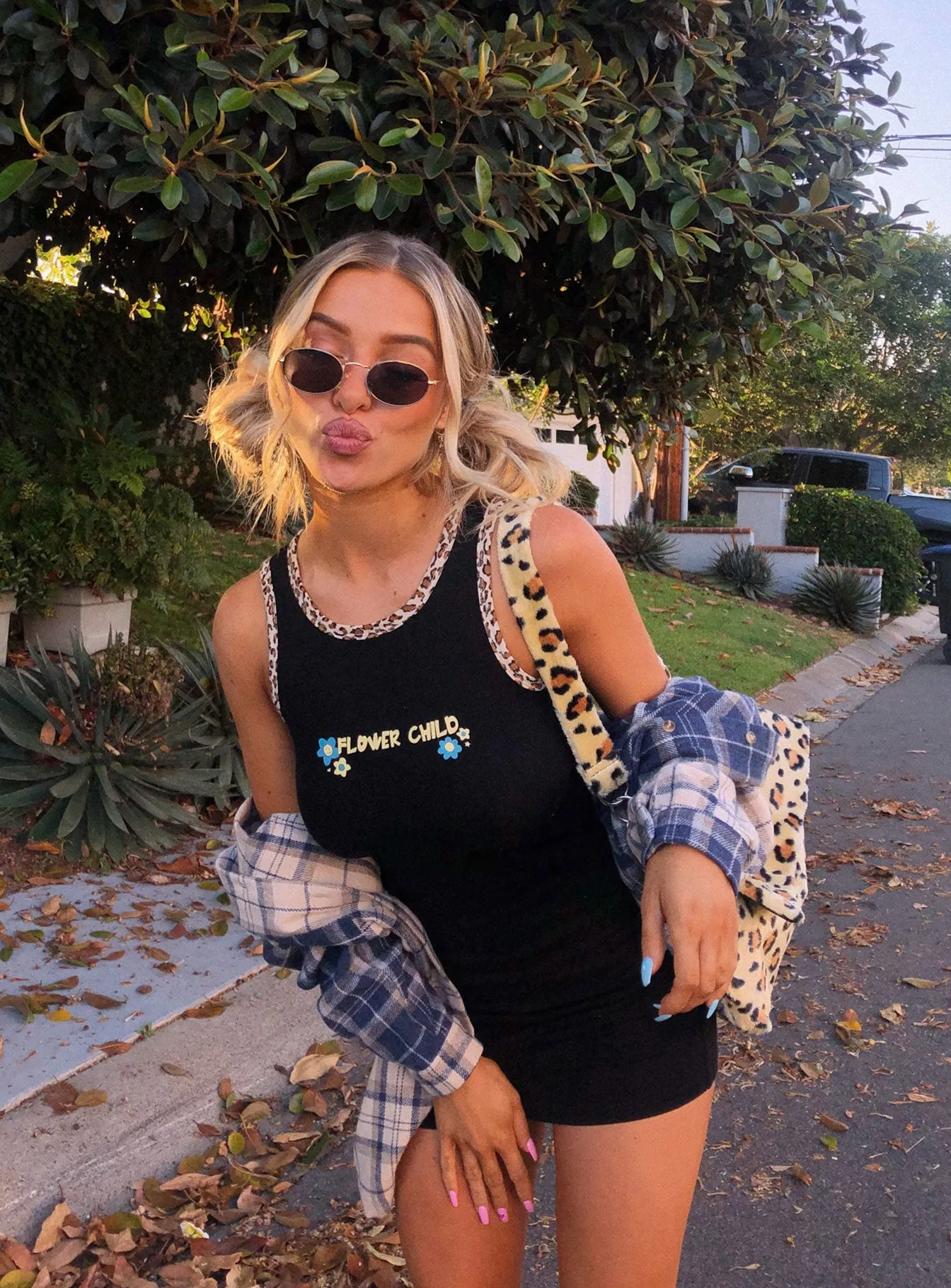 Flower Child Mini Dress Black Underwire-Support Smart and Stylish