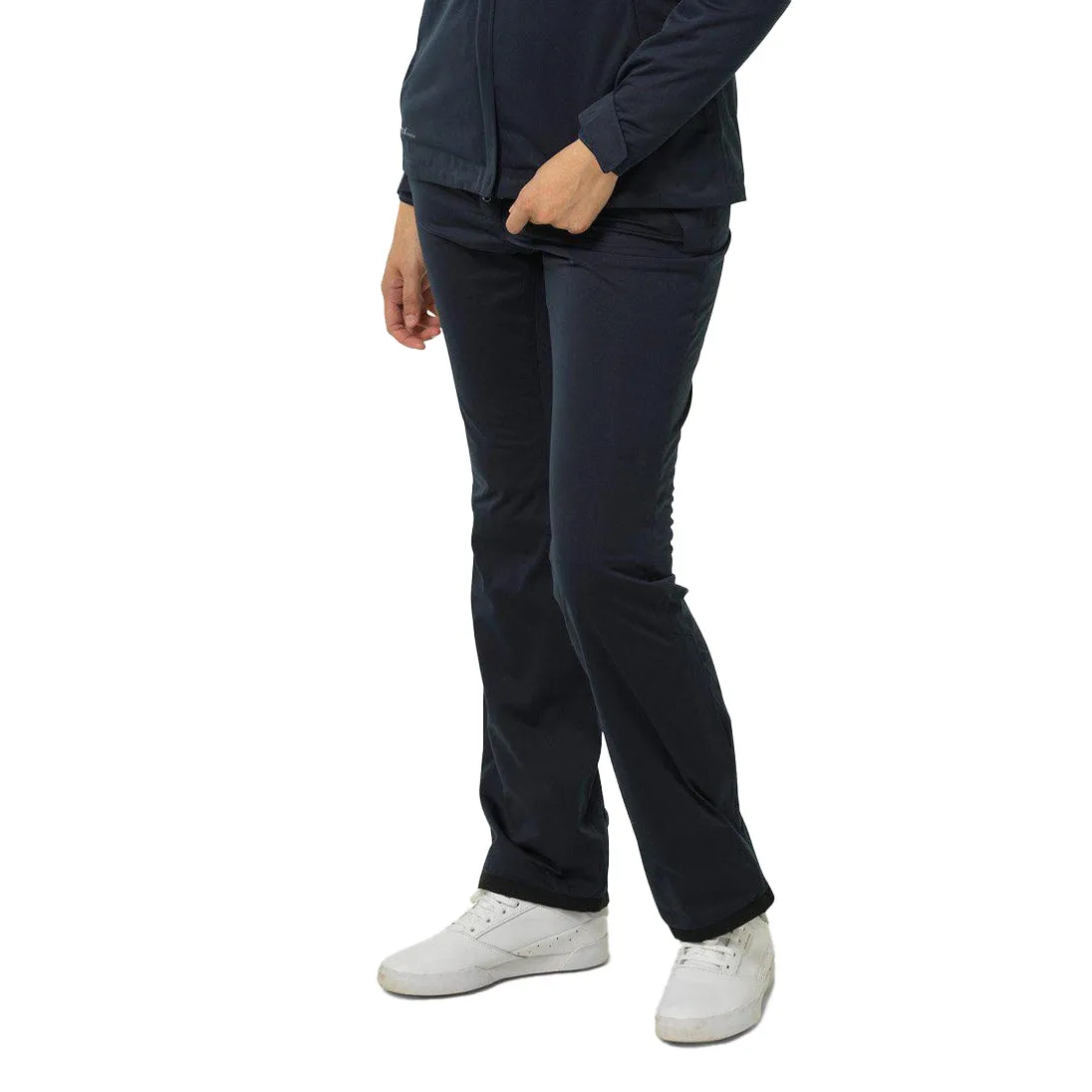 Cross Women's Pro Waterproof Golf Pants - Navy StretchWaistband Chill Style