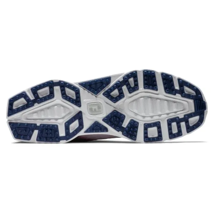 New Womens Footjoy Pro SL Sport Golf Shoes- White/Navy Pink  MSP$175 Power Base