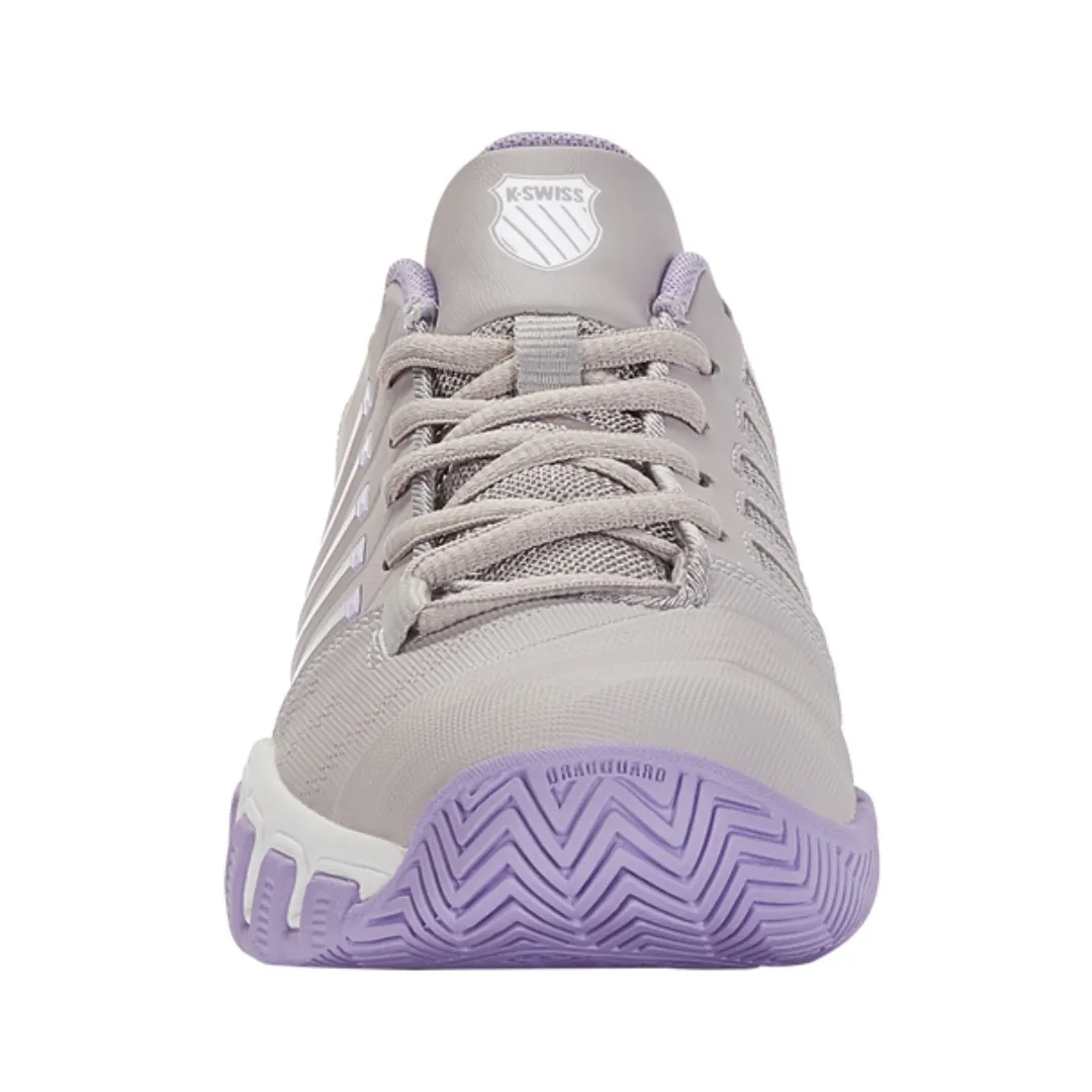 Durable Upper K Swiss Big Shot Light 4 Women Tennis Shoes - Raindrops/White/Purple Rose