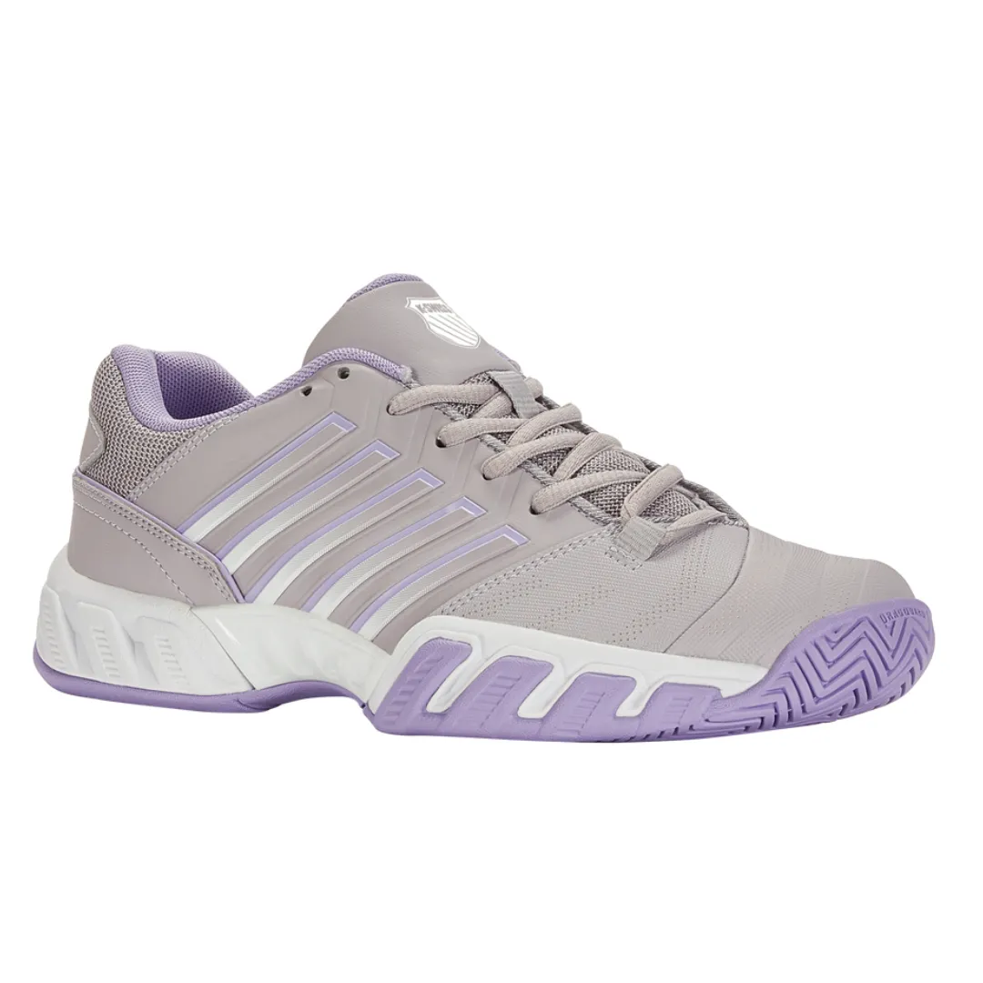K Swiss Big Shot Light 4 Women Tennis Shoes - Raindrops/White/Purple Rose Dynamic Movement Rolling Gait Design