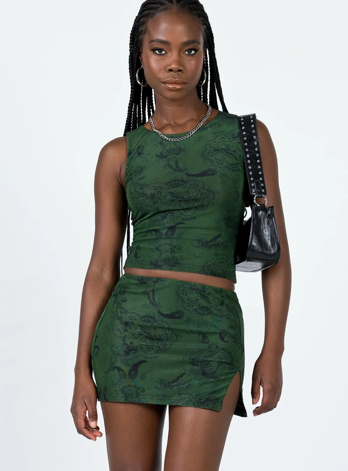 Matilde Set Green Midi length Clean Finish