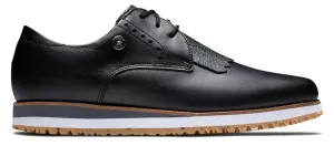 Anti Slip Outsole Athlete Friendly Footjoy Women's Black FJ Sport Retro Golf Shoes Size 8  MSP$130