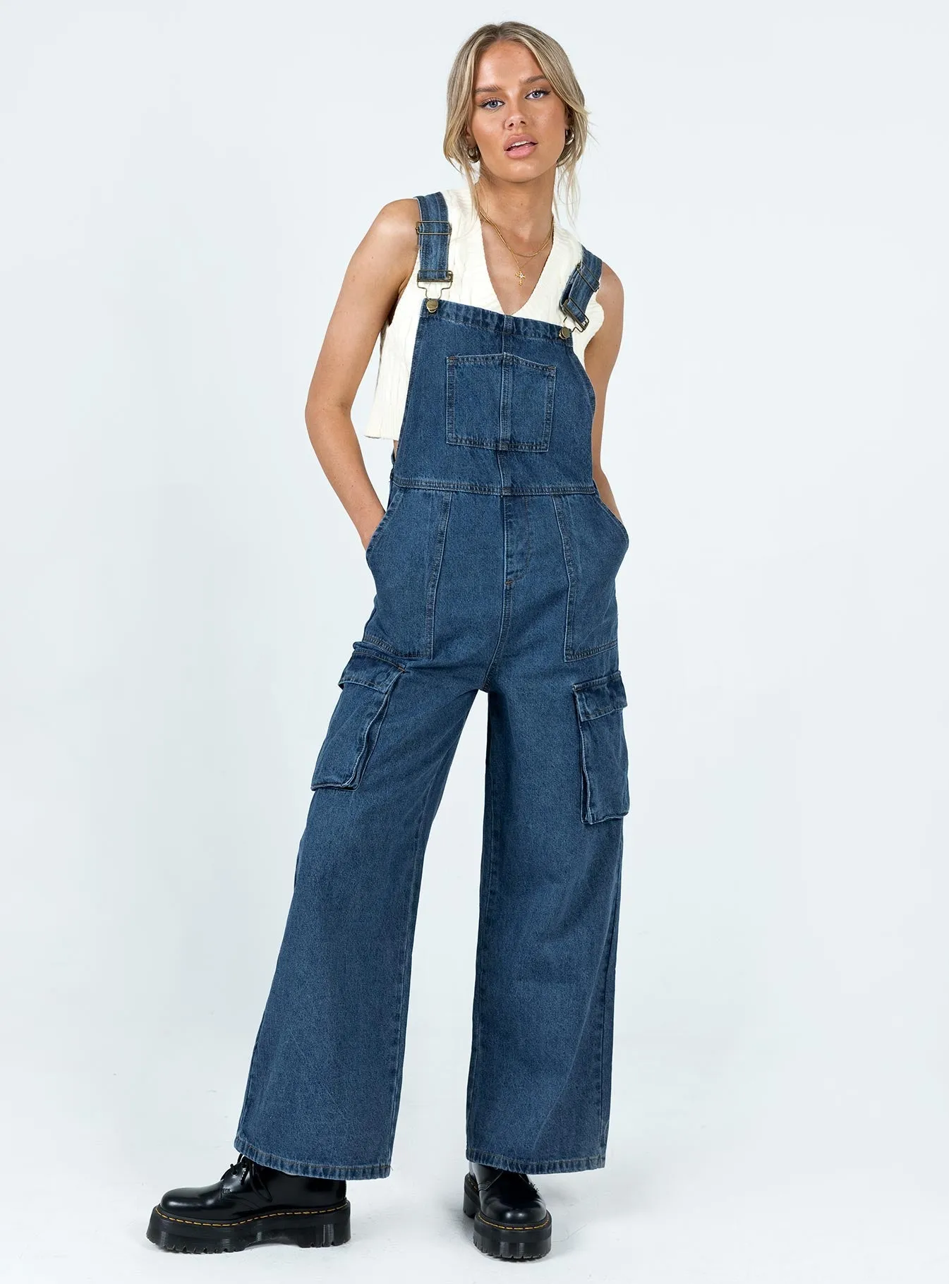 Cool Singer Marnie Overalls Blue