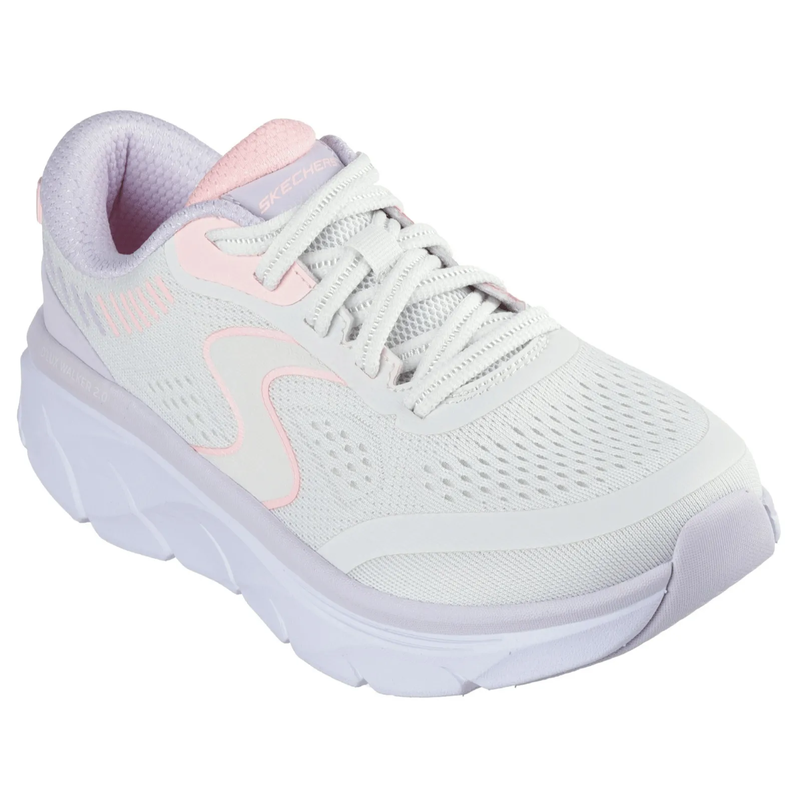 Skechers Womens D'Lux Walker 2.0 Active Pace Trainers Breathable Material