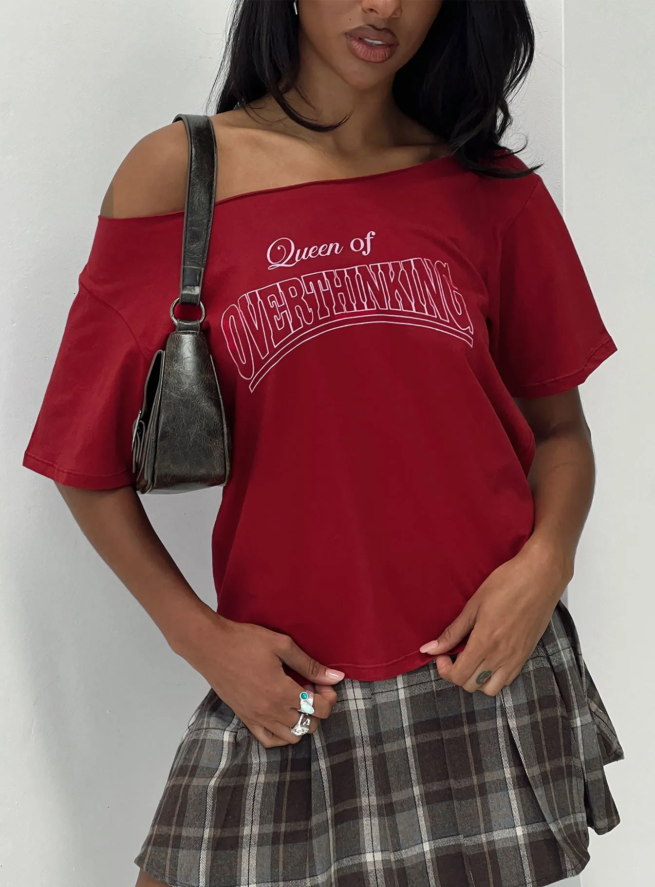 Soft Base Relaxed fit wear Scottie Tee Red