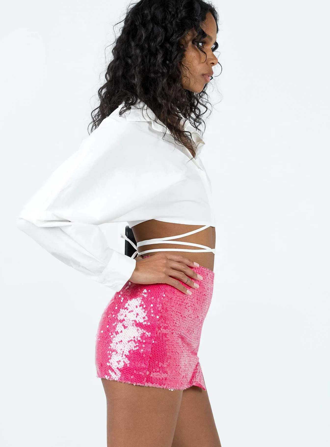 Fit Choice City Wear Hannam Micro Mini Skirt Pink