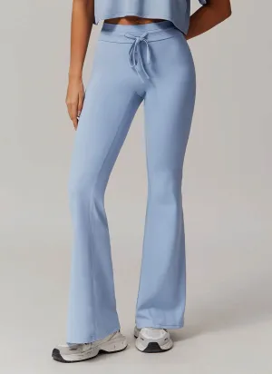 Formal Shirt High Waist Wide Leg Yoga Flare Pants