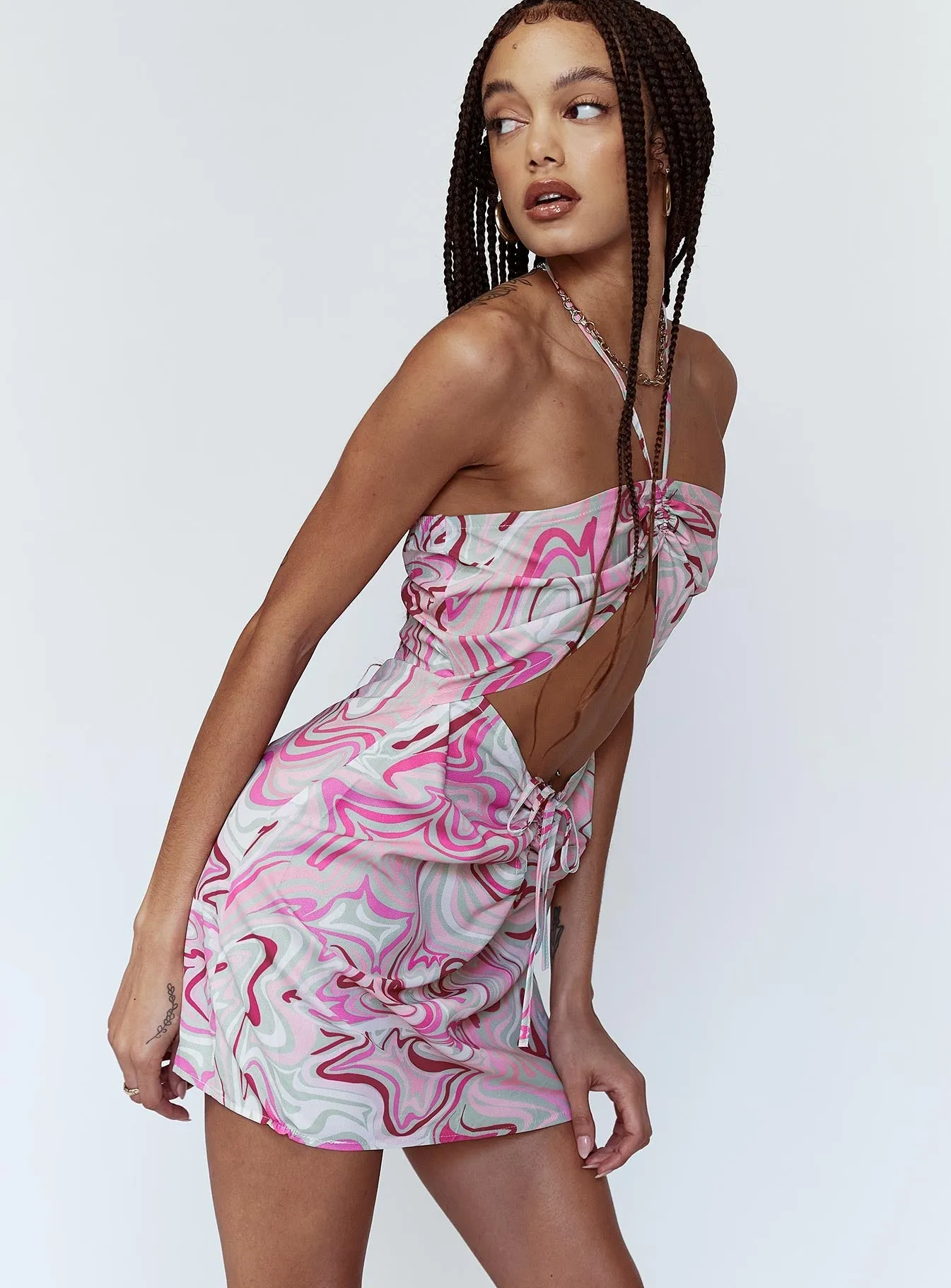 FoldablePackaging City Bright Dixie Mini Dress Pink