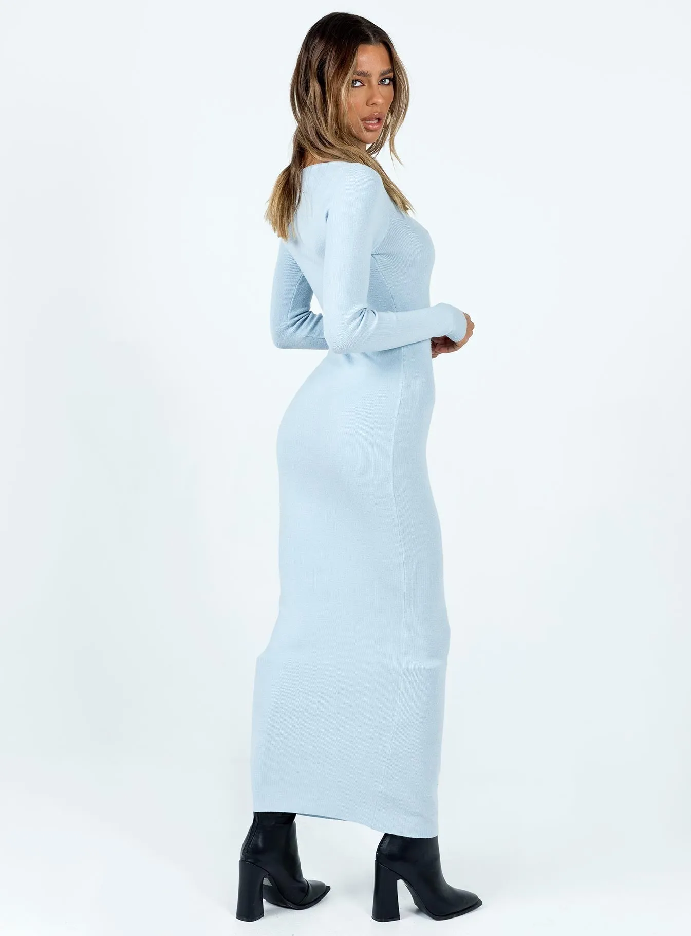 Harris Maxi Dress Blue Water-resistant