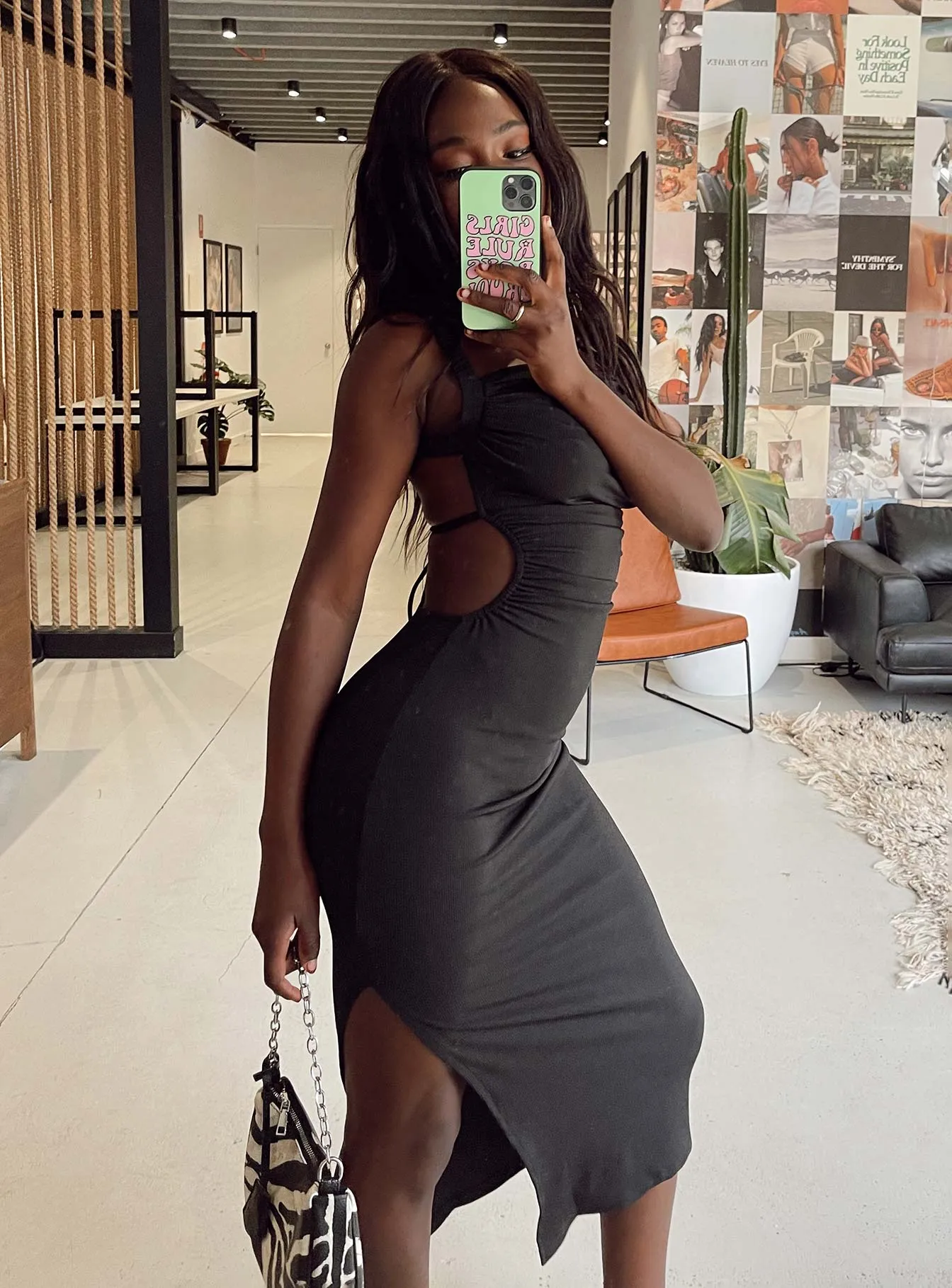 Anniversary-Event Lainey Midi Dress Black