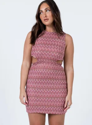 Aspin Mini Dress Multi Minimal Touch