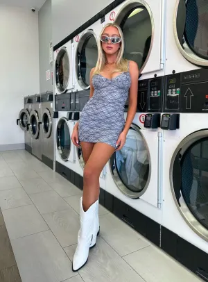 Dario Mini Dress Grey Subtle Touch