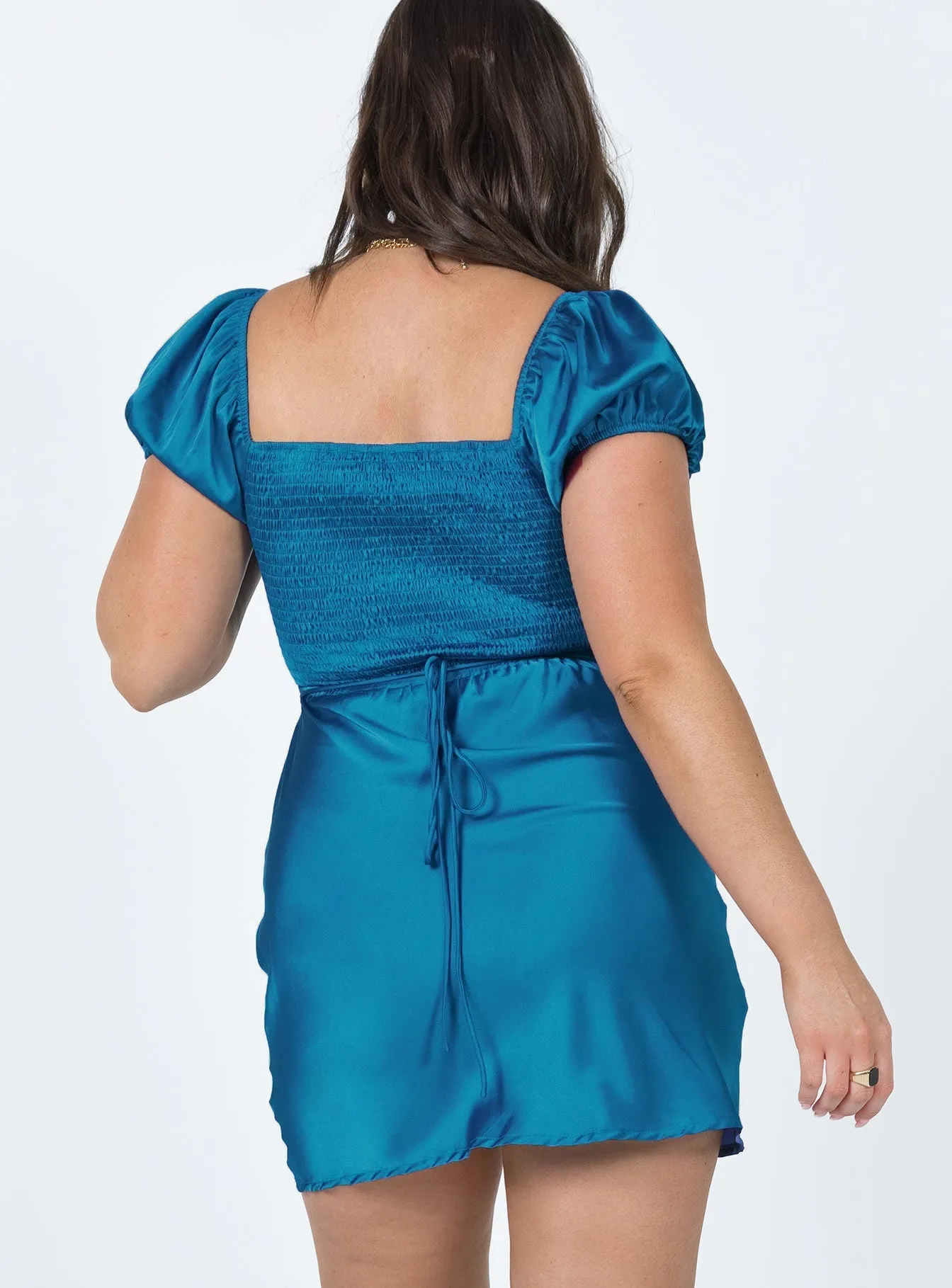 Nakita Mini Dress Blue Bold Touches Fit Choice