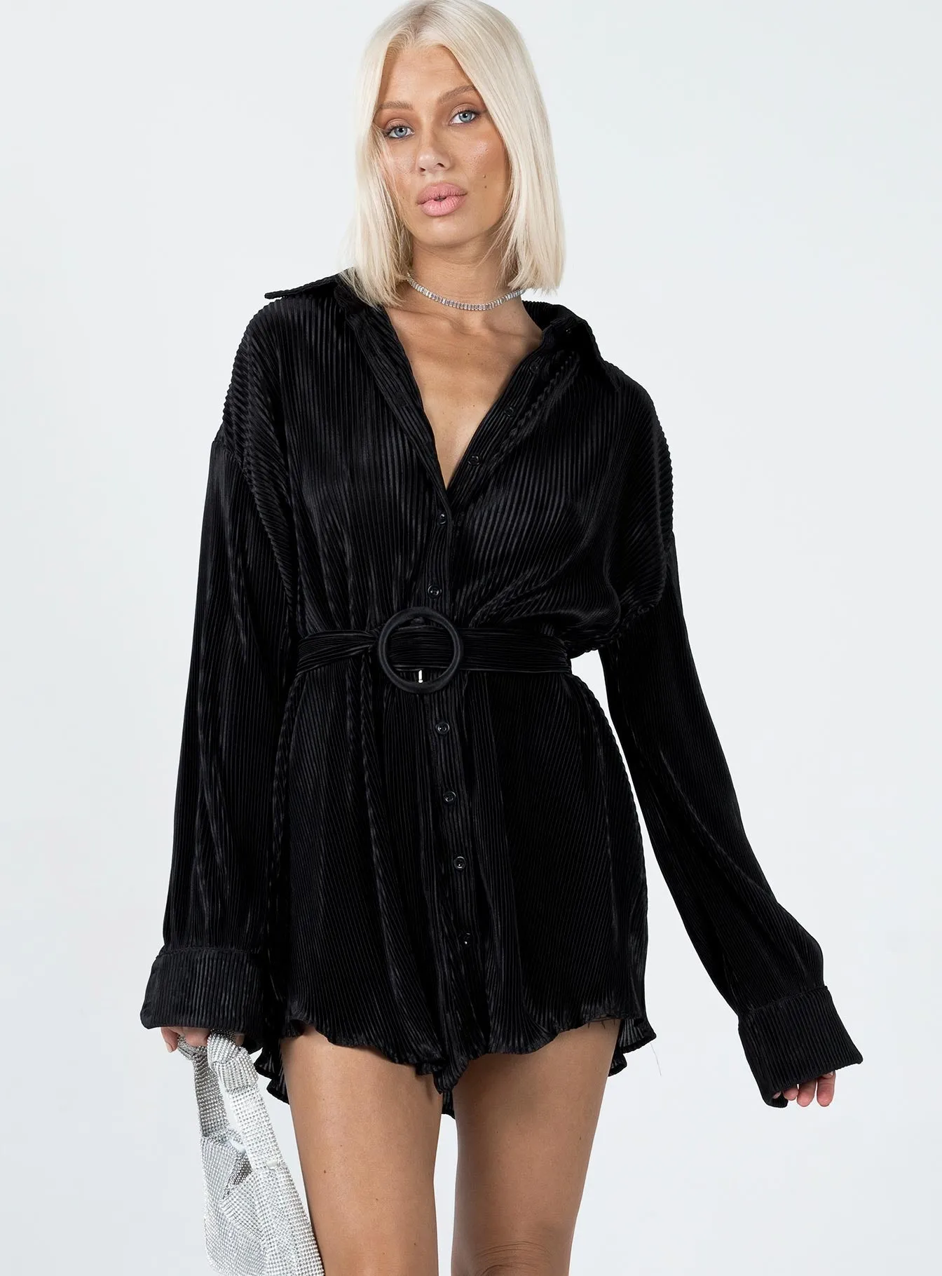 Edena Mini Dress Black Vibrant color