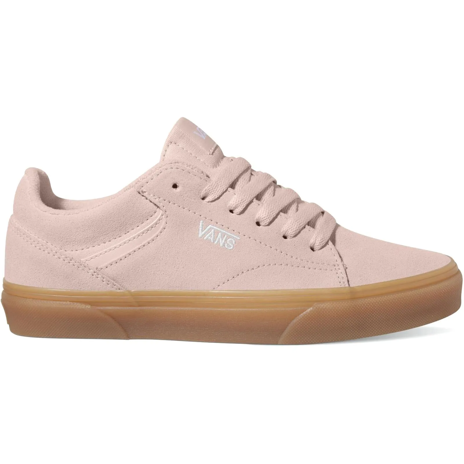 Meadow Glow Vans Womens Seldan Leather Low Rise Trainers