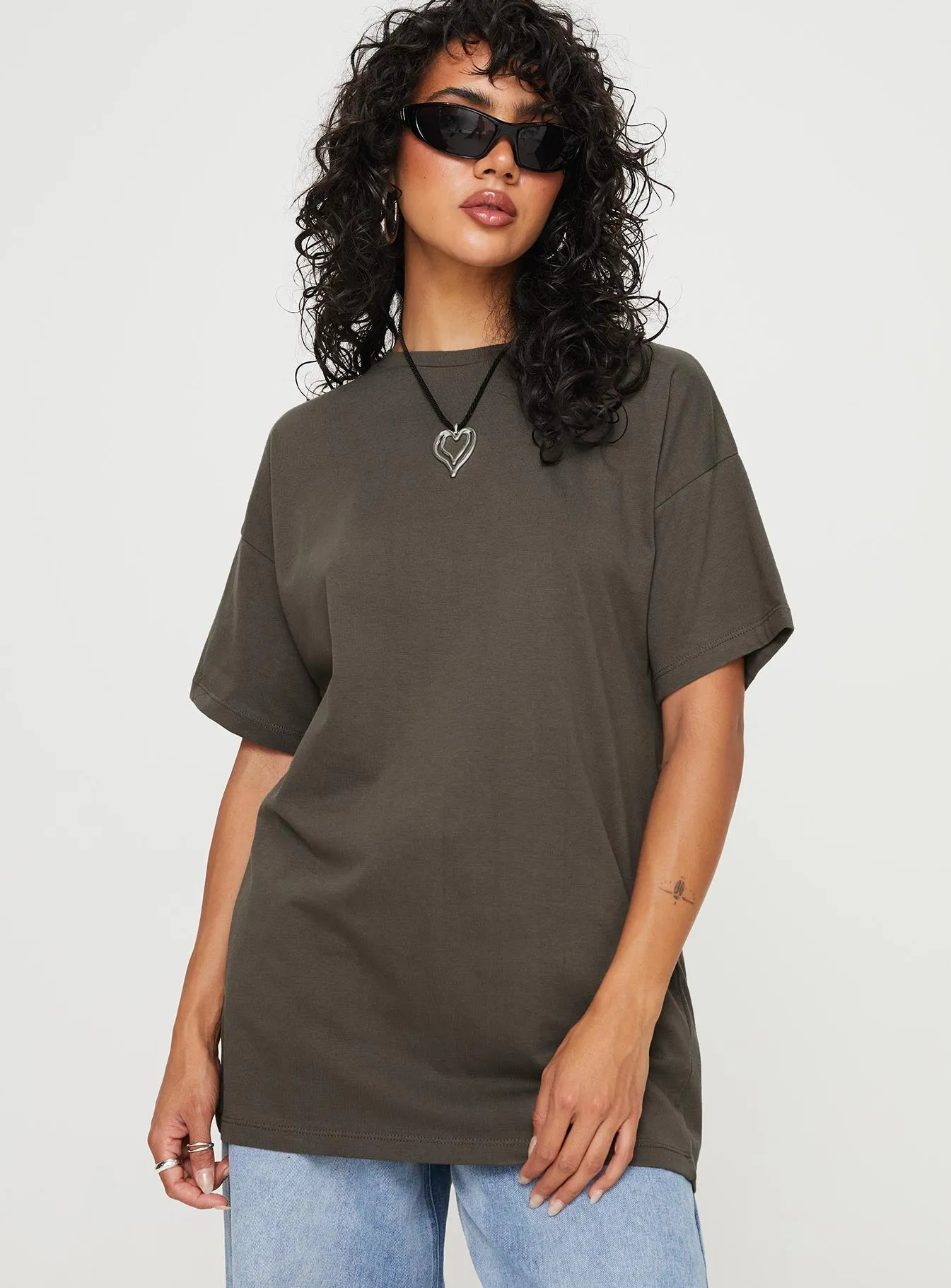 Casual Mode Luck 777 Oversized Tee Black