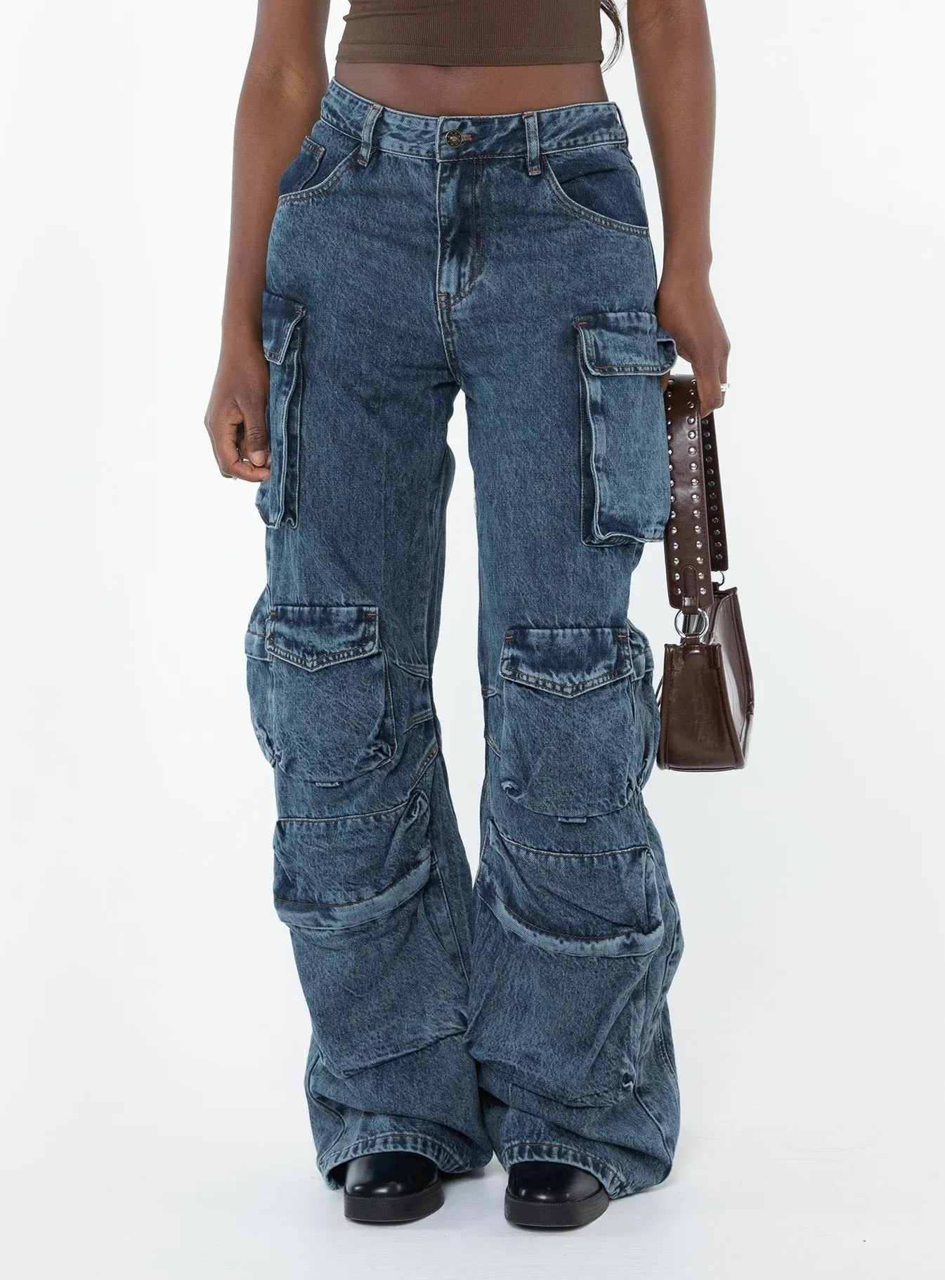 LowMaintenance Smokeshow Jeans Blue Denim