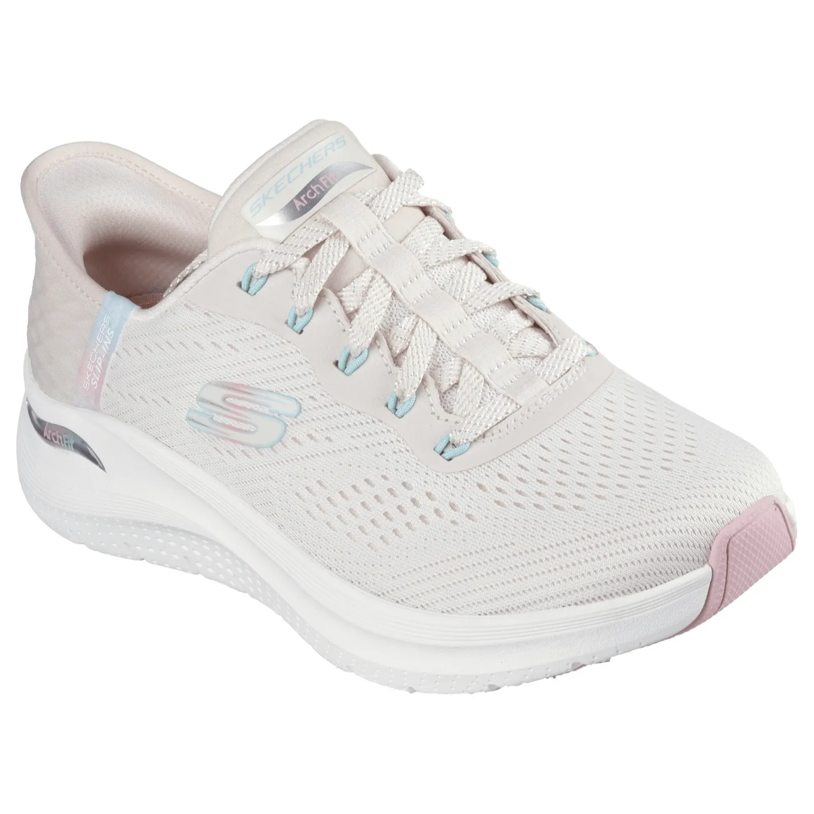 Gift Easy Skechers Womens Arch Fit 2.0 Easy Chic Slip-Ins Trainers