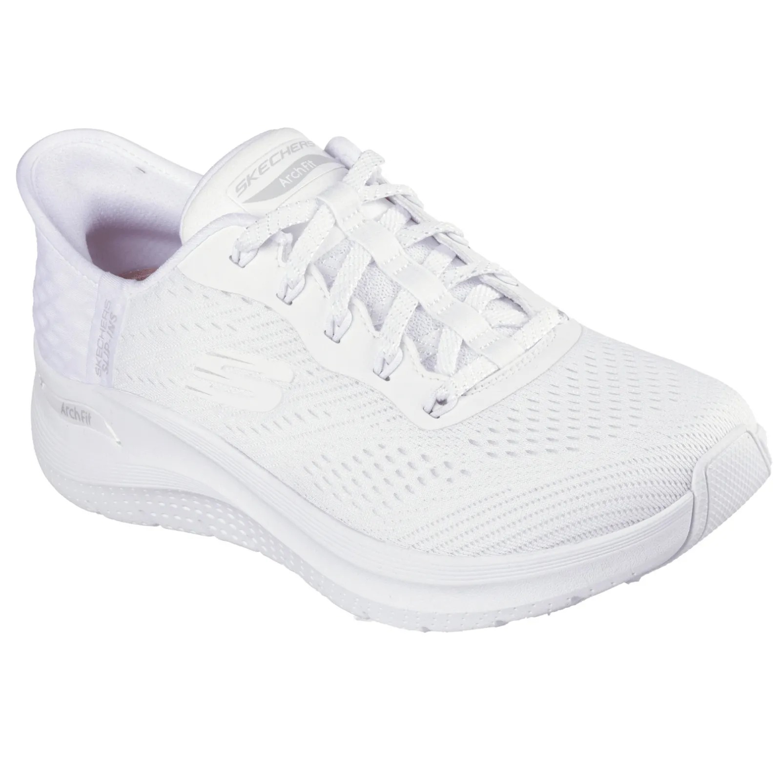 material New York Skechers Womens Arch Fit 2.0 Easy Chic Slip-Ins Trainers