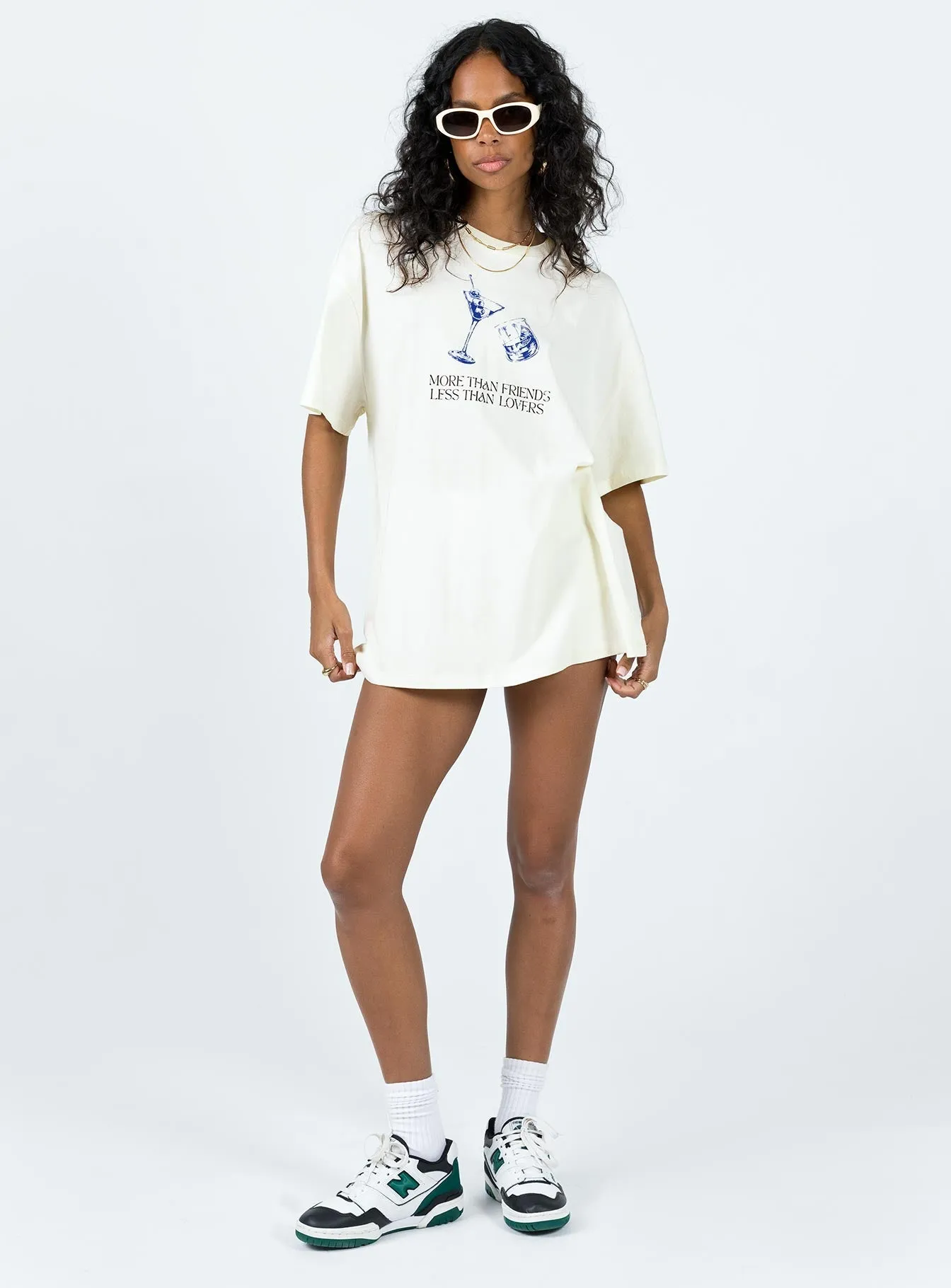 More Than Friends Oversized Tee Off White Men's