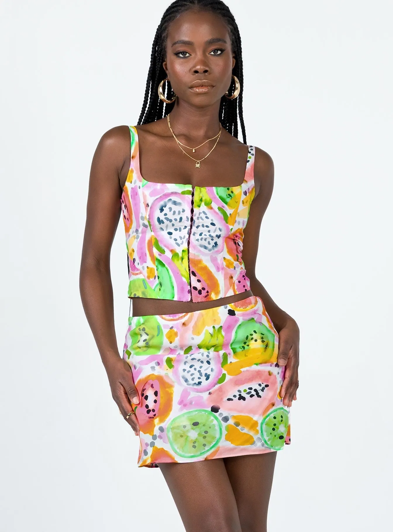 Pinacolada Mini Skirt Multi Weekend Style