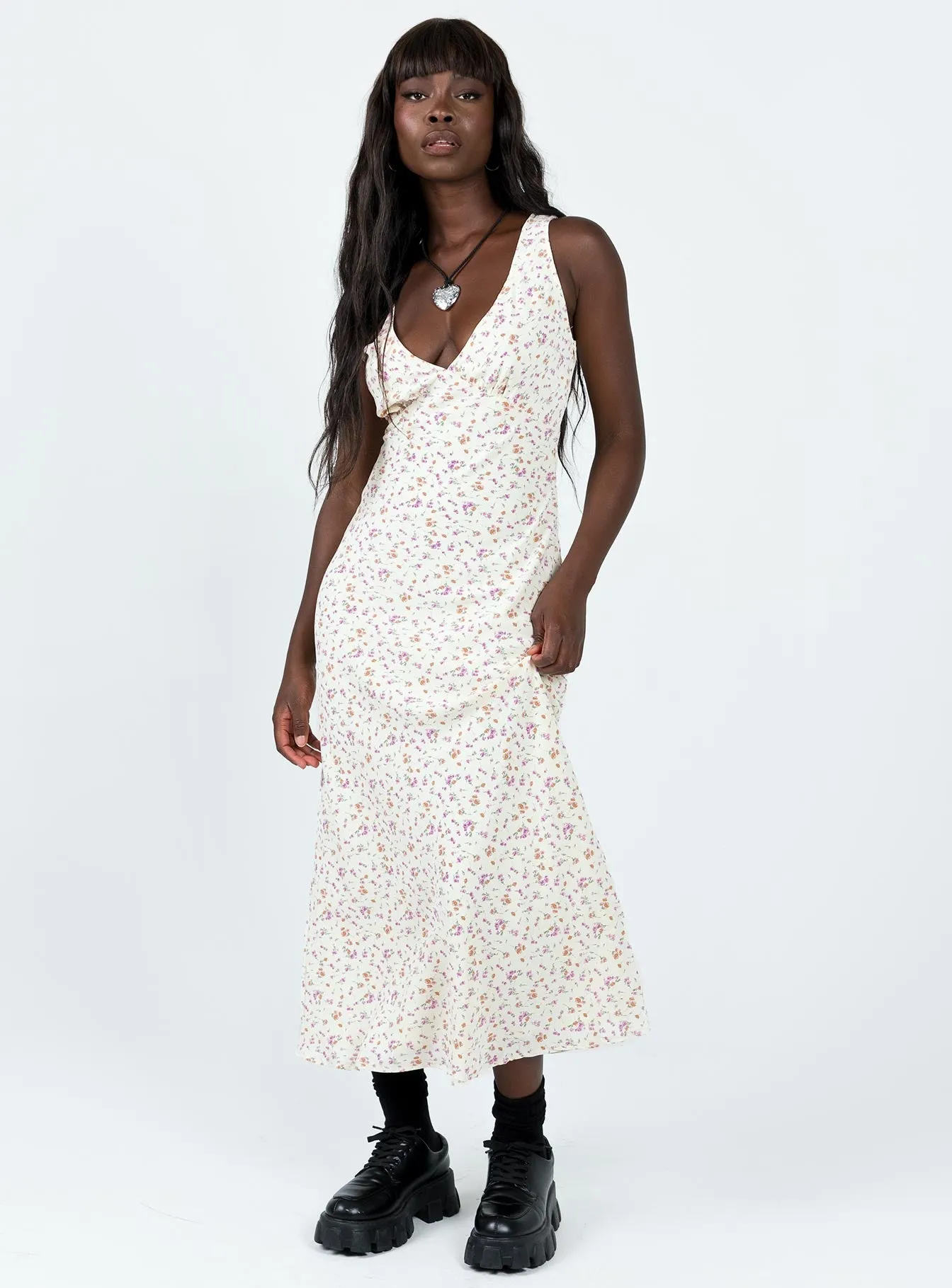 Refined touch Nellie Maxi Dress Cream