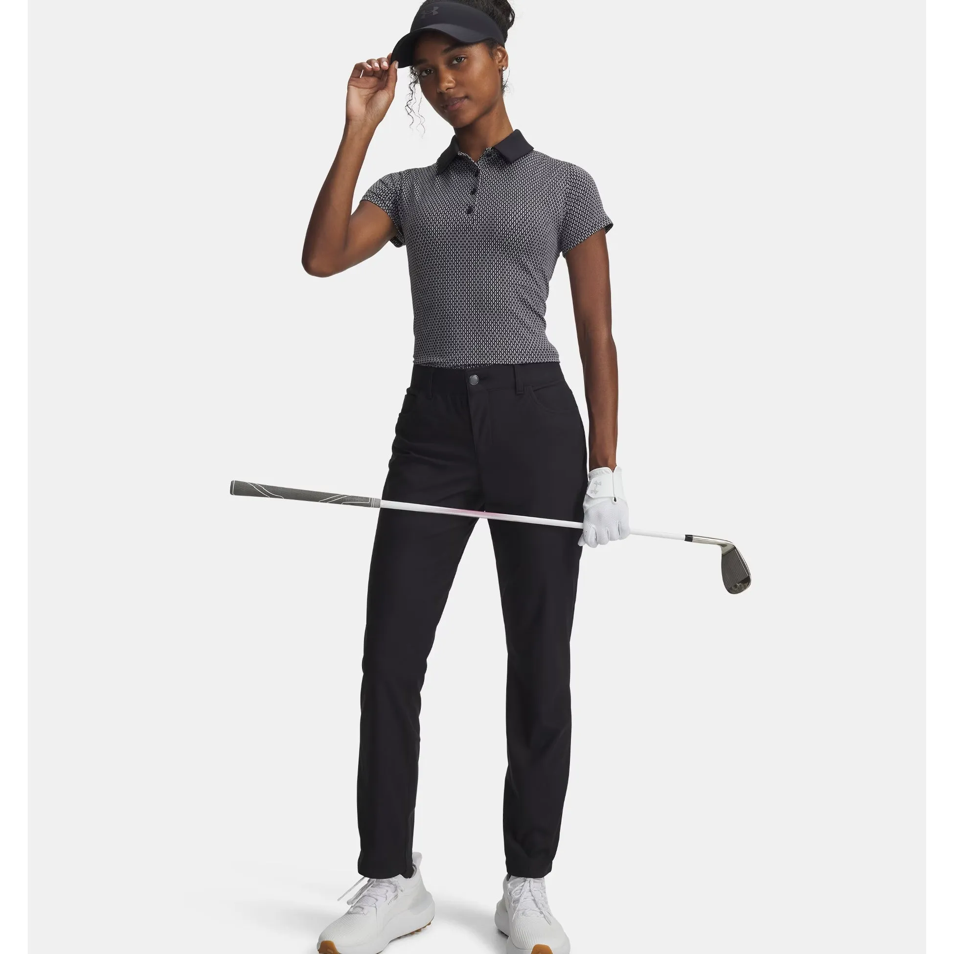 Stretchable Fit Under Armour Women's Drive 5-Pocket Golf Pants - Black